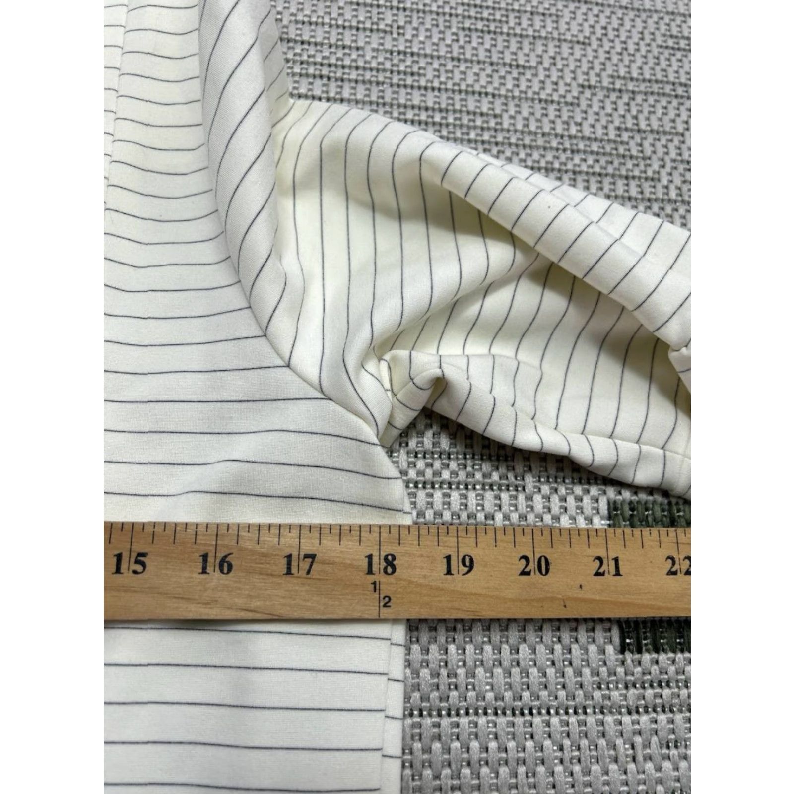 Vintage Lafayette 148 Dress Womens M Ivory Black Blouson Short Sleeve 3/4 Zip Round Neck Business Summer Spring Fall Womens Size M / US 6-8 / IT 42-44 - 7 Thumbnail
