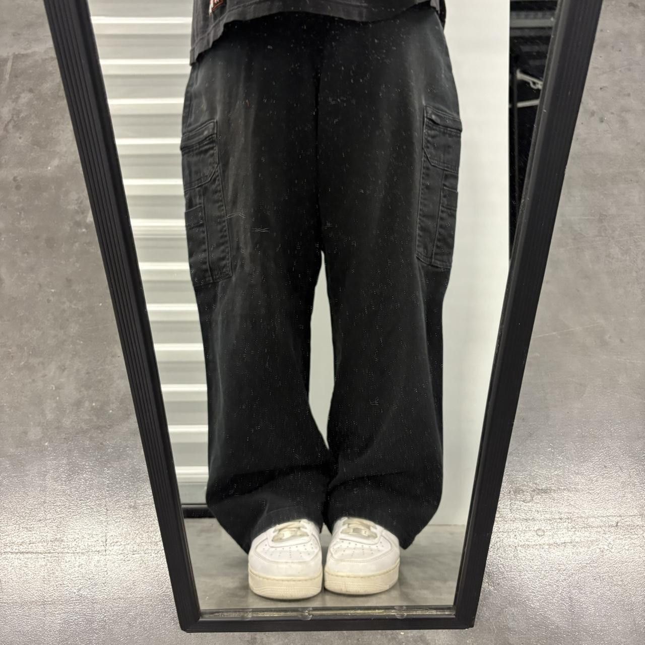 Vintage Crazy Vintage Y2K/2000s Baggy Black Streetwear Grunge Gorpcore Cargo Pants! Size US 36 / EU 52 - 1 Thumbnail