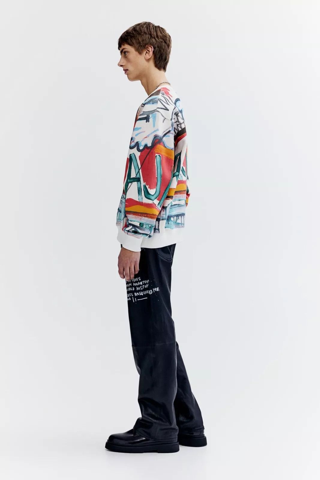 H&M × Jean-Michel Basquiat × Who Decides War Who Decides War El Bravado Basquiat Pattern Sweatshirt Size US M / EU 48-50 / 2 - 4 Thumbnail