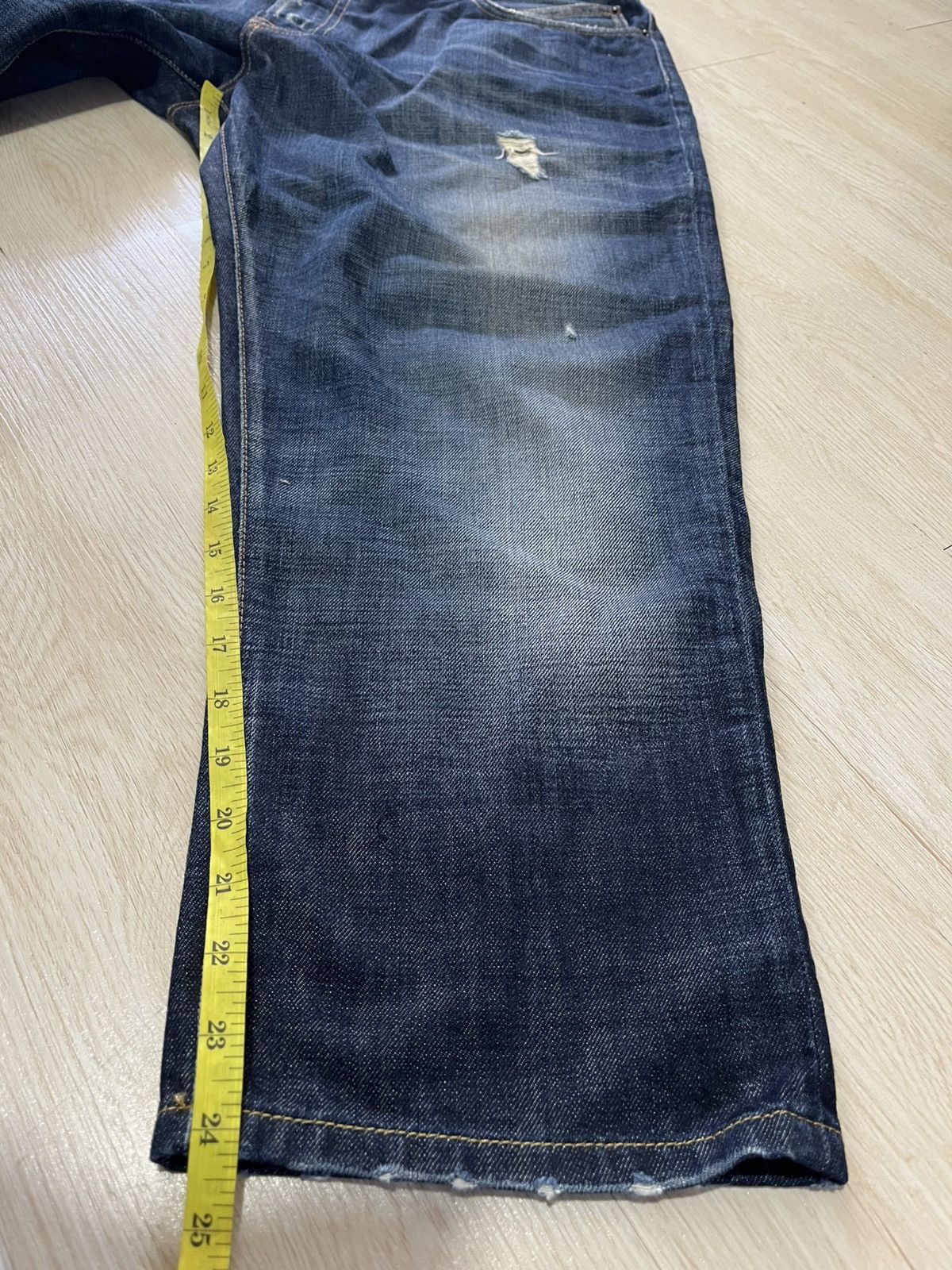Dolce & Gabbana D&G (Dolce & Gabbana) Dark Blue Straight Leg Jeans Size US 38 / EU 54 - 7 Thumbnail