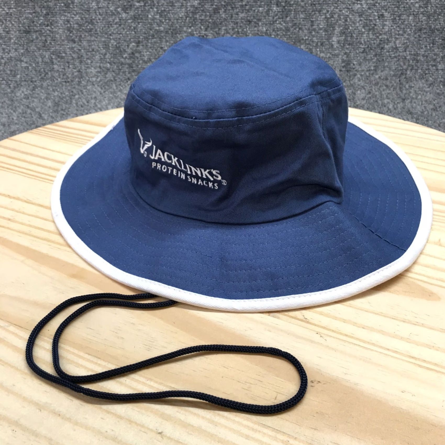 Vintage Minnesota Timberwolves Bucket Hat Mens Blue OS Fitted Wide Brim Embroidered Logo Size ONE SIZE - 2 Thumbnail
