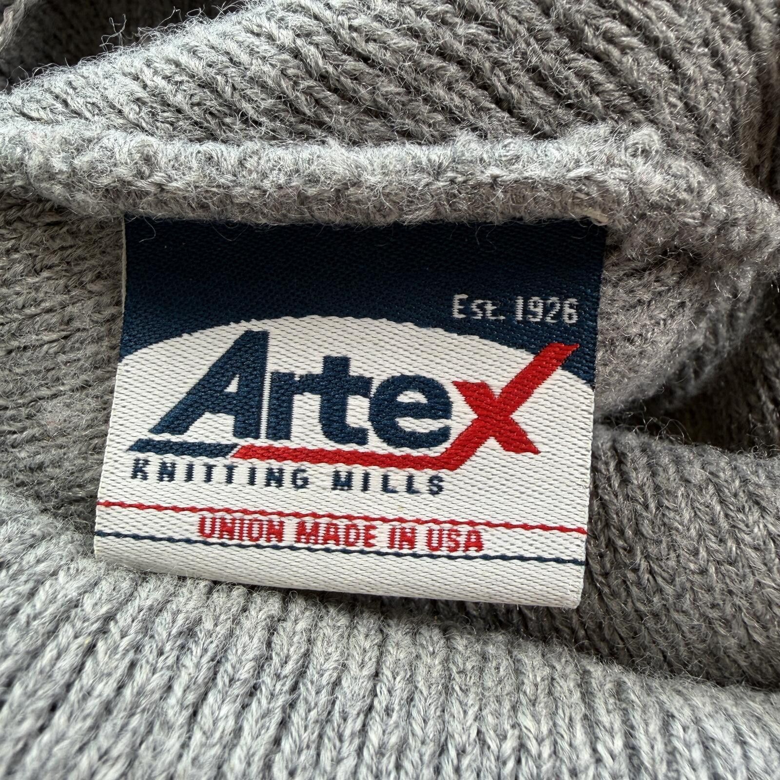 Artek Vintage USA Union Made Gray Watch Cap Beanie Minimalist Work Size ONE SIZE - 3 Thumbnail
