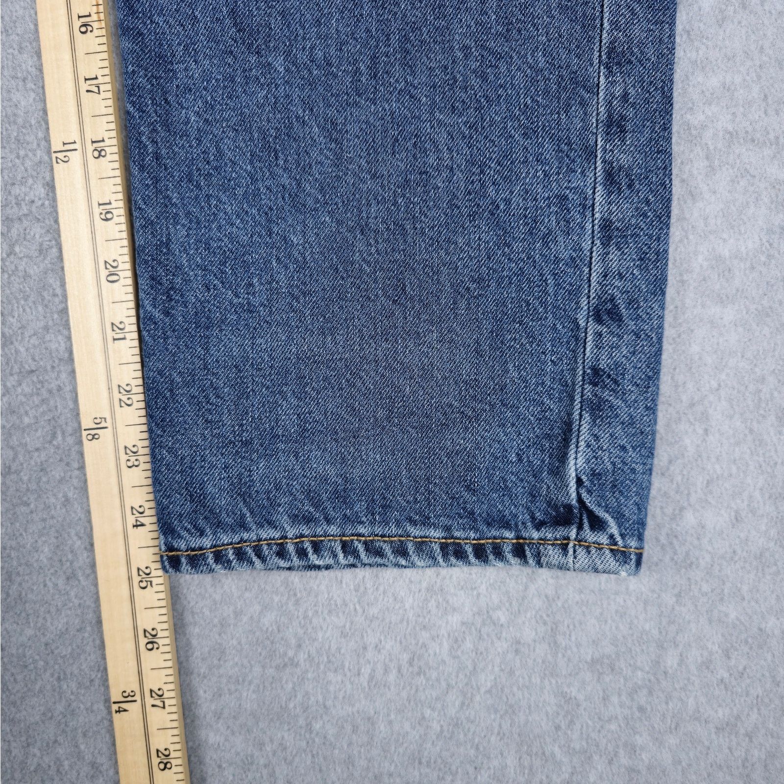 Old Navy Old Navy 14 High Rise Slouchy Straight Button Fly Jeans Size 36" / US 14 / IT 50 - 14 Thumbnail