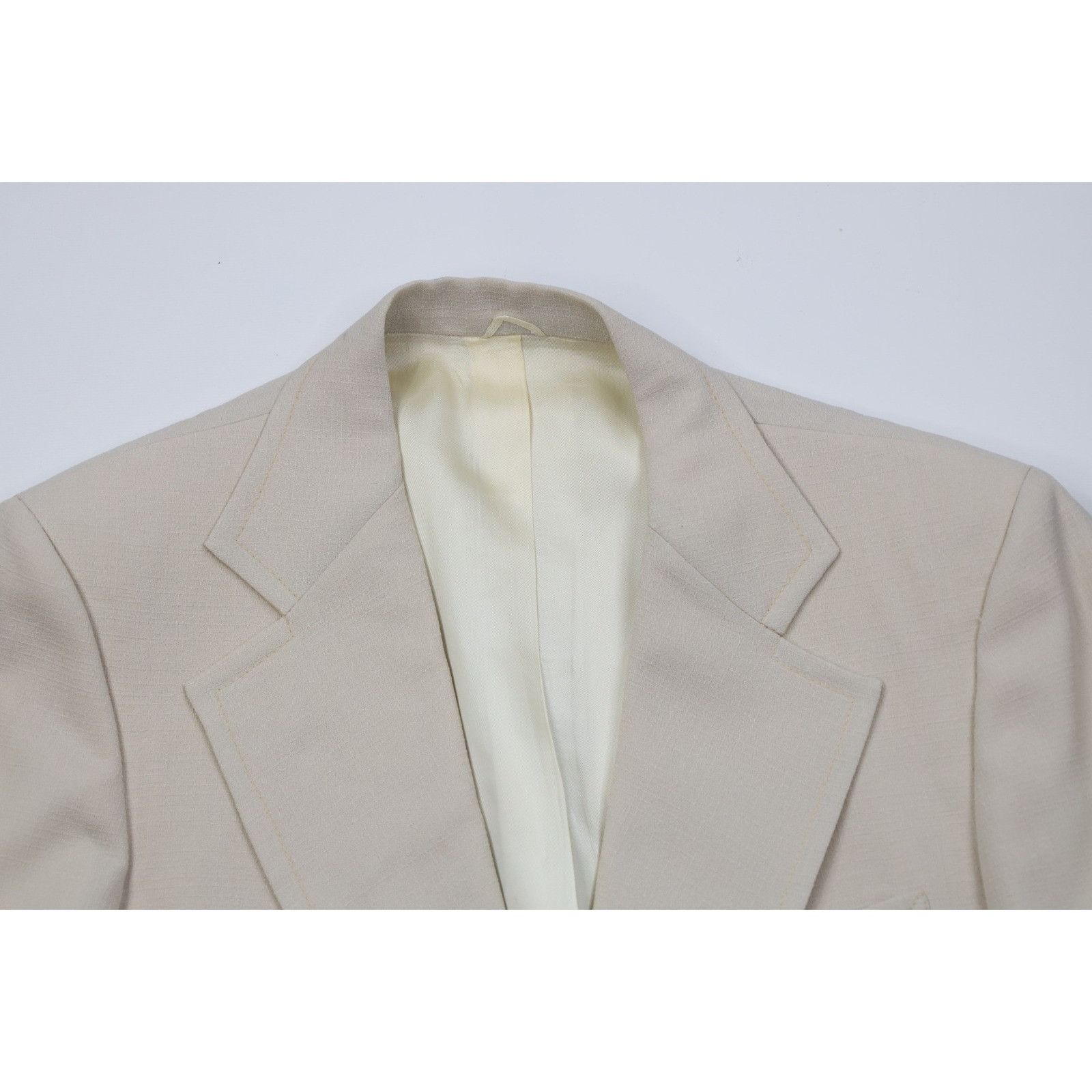Vintage Vintage 60s 70s Streetwear 2 Piece Suit Wedding Knit Size 40R - 3 Thumbnail
