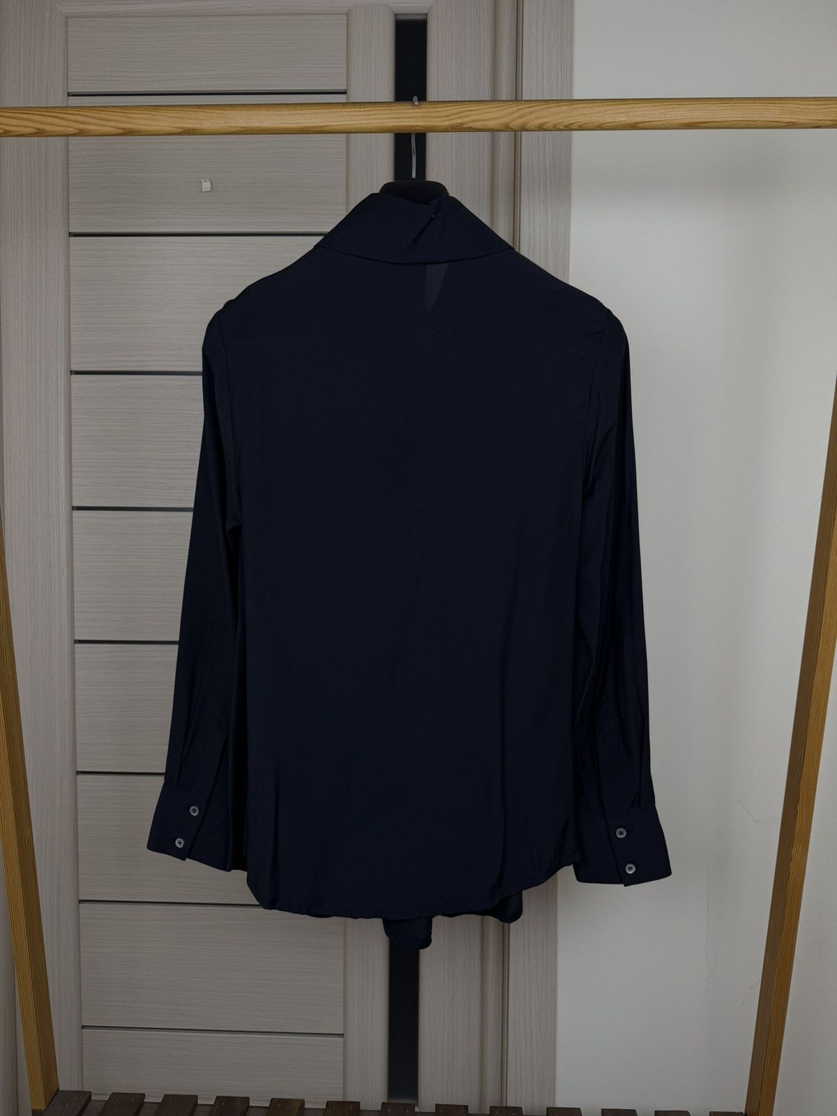 Vivienne Westwood Vivienne Westwood Womens Drape silk bloose Shirt Black Size M / US 6-8 / IT 42-44 - 6 Thumbnail