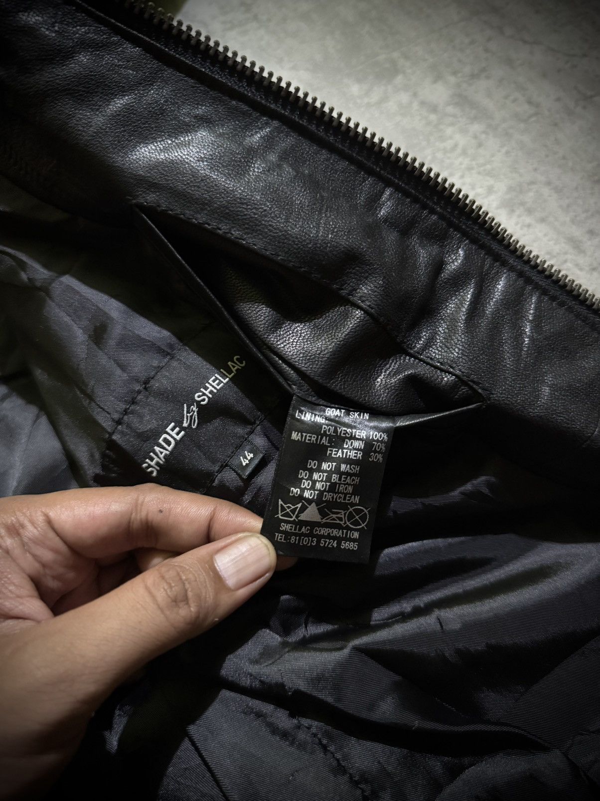 Shellac SHADE SHELLAC GOAT LEATHER IFSIXWASNINE LGB FUR BLACK VEST Size US M / EU 48-50 / 2 - 10 Thumbnail