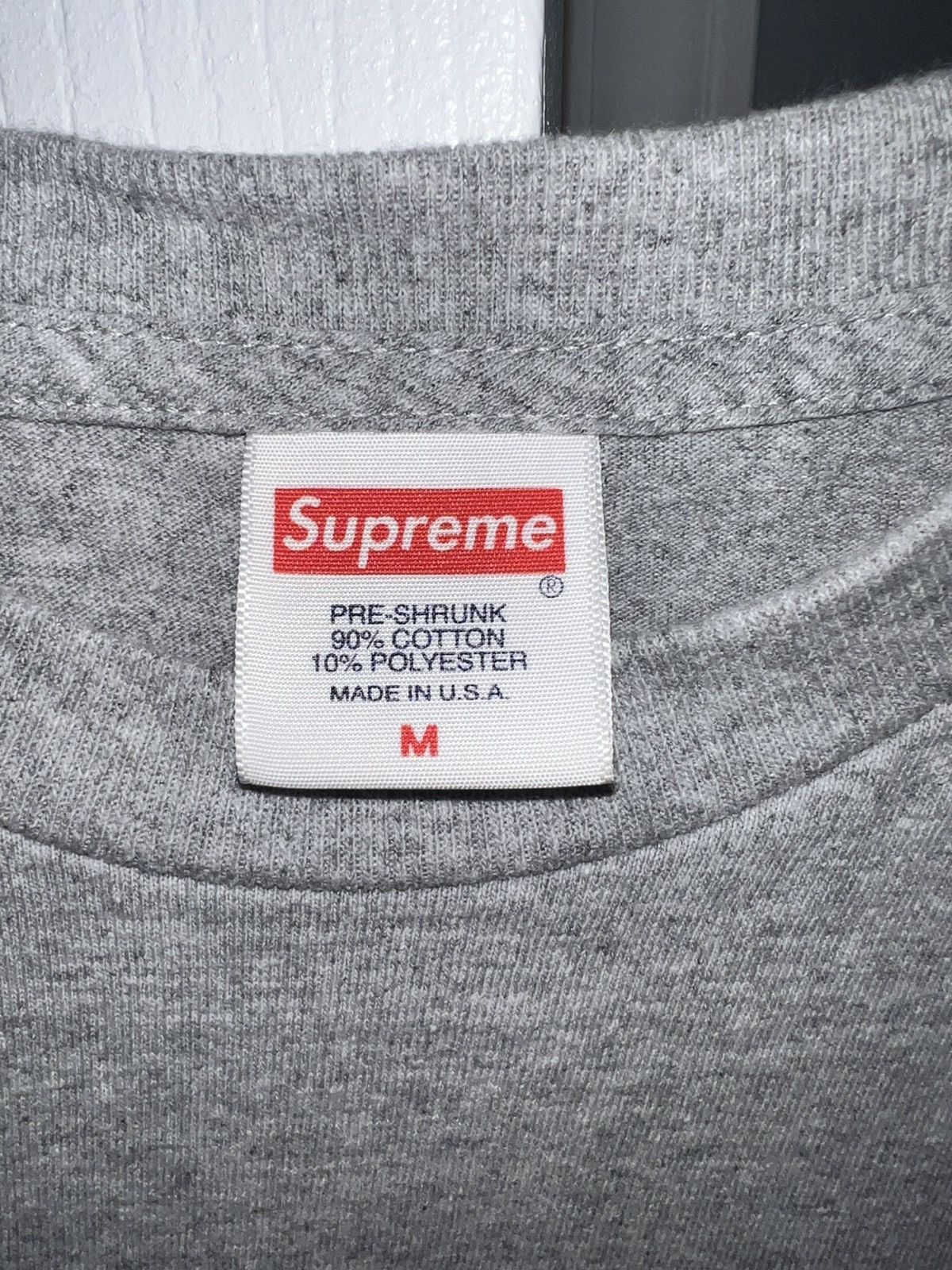 Supreme Supreme Payphone Tee - Heather Grey Size US M / EU 48-50 / 2 - 2 Thumbnail