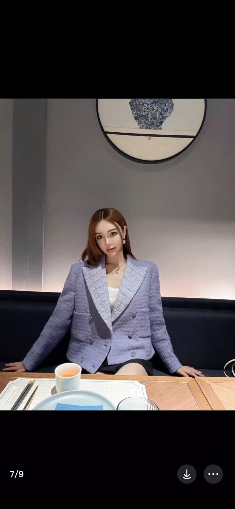 Chanel Chanel 22 purple coat Size XXS / US 00 / IT 34 - 7 Thumbnail