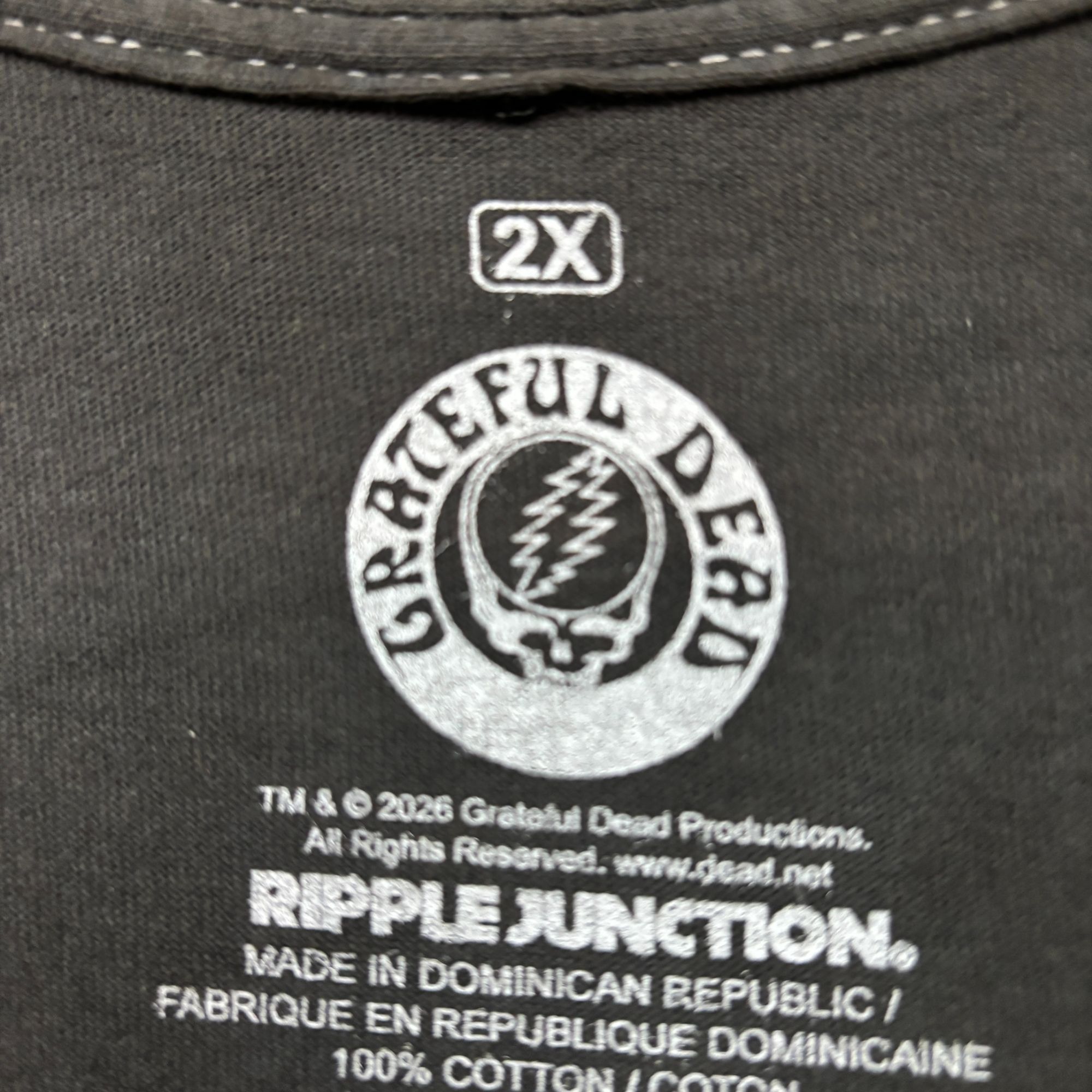 Grateful Dead Grateful Dead Spring Tour 1977 Rock Band Oversized Tee 2X Size US XXL / EU 58 / 5 - 4 Thumbnail