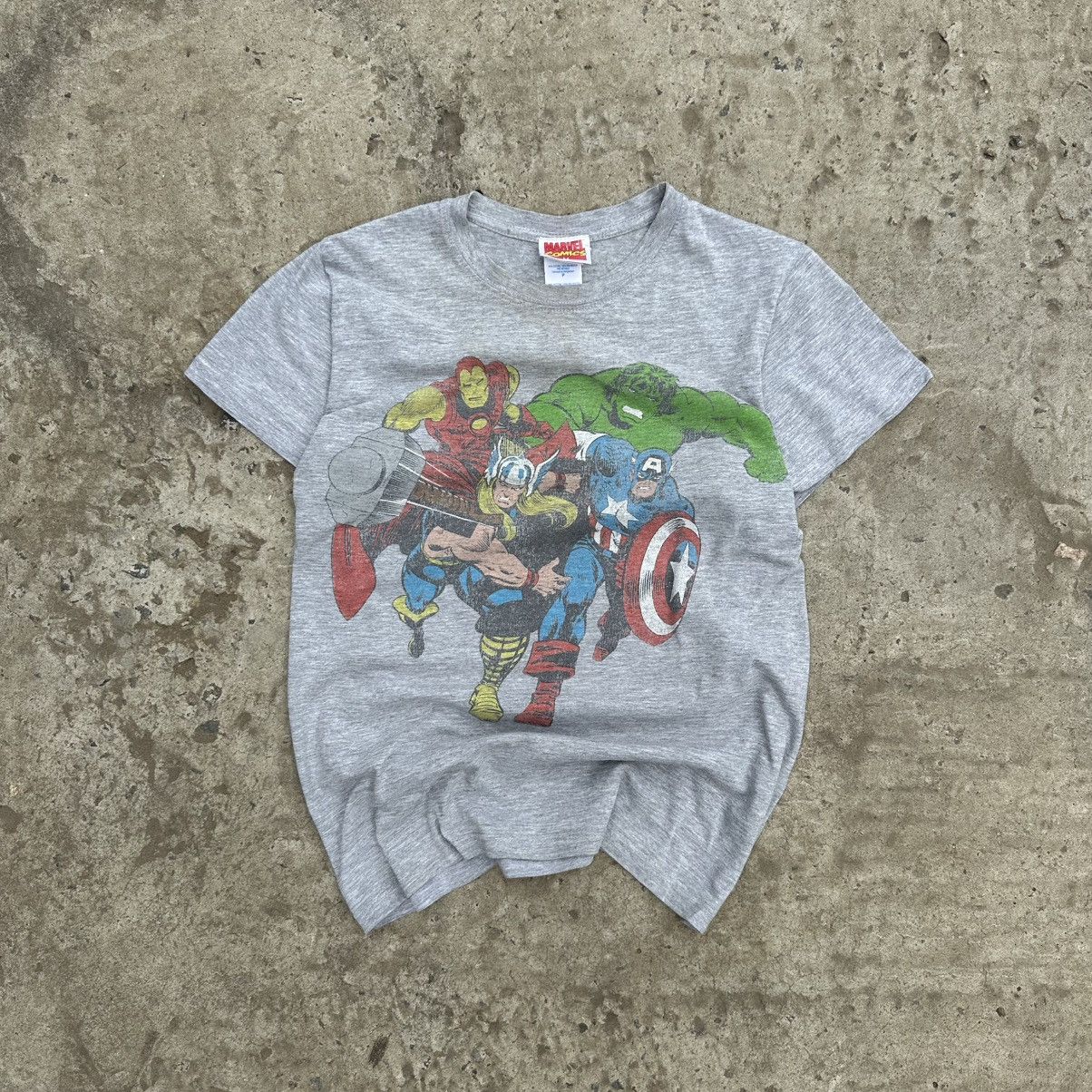 Cartoon Network × Marvel Comics Vintage Adult Marvel Comics T-shirts Big Logo Y2K 00s USA Size XS / US 0-2 / IT 36-38 - 1 Thumbnail
