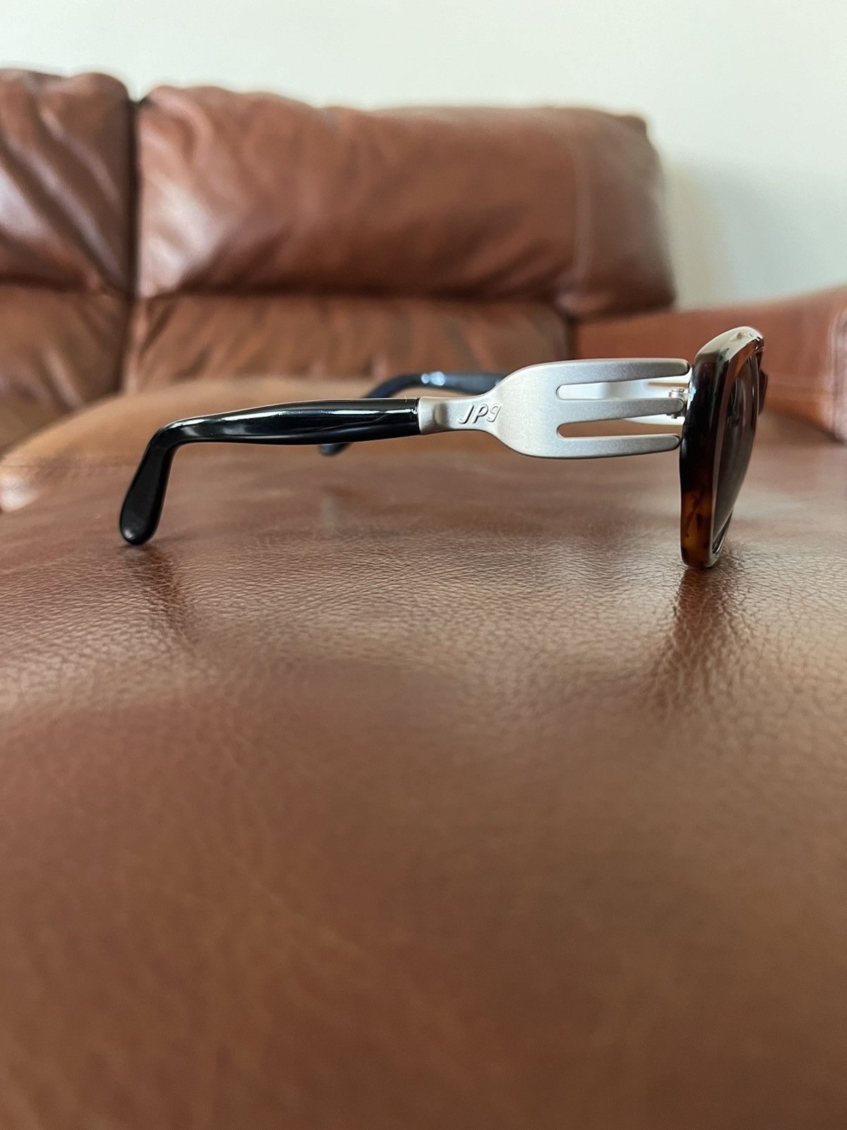Jean Paul Gaultier Jean Paul Gaultier Fork Sunglasses Tortoise Shell Size ONE SIZE - 5 Thumbnail