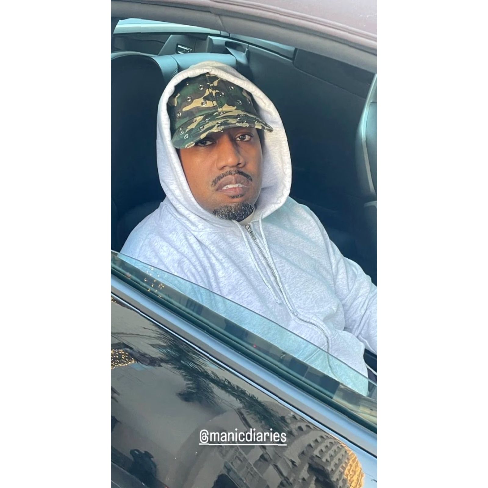 Thrasher Manic Diaries Cap One Size Men Multicolor Metal Baseball Cap Kanye West Camo Thrashed Cap Size ONE SIZE - 2 Thumbnail