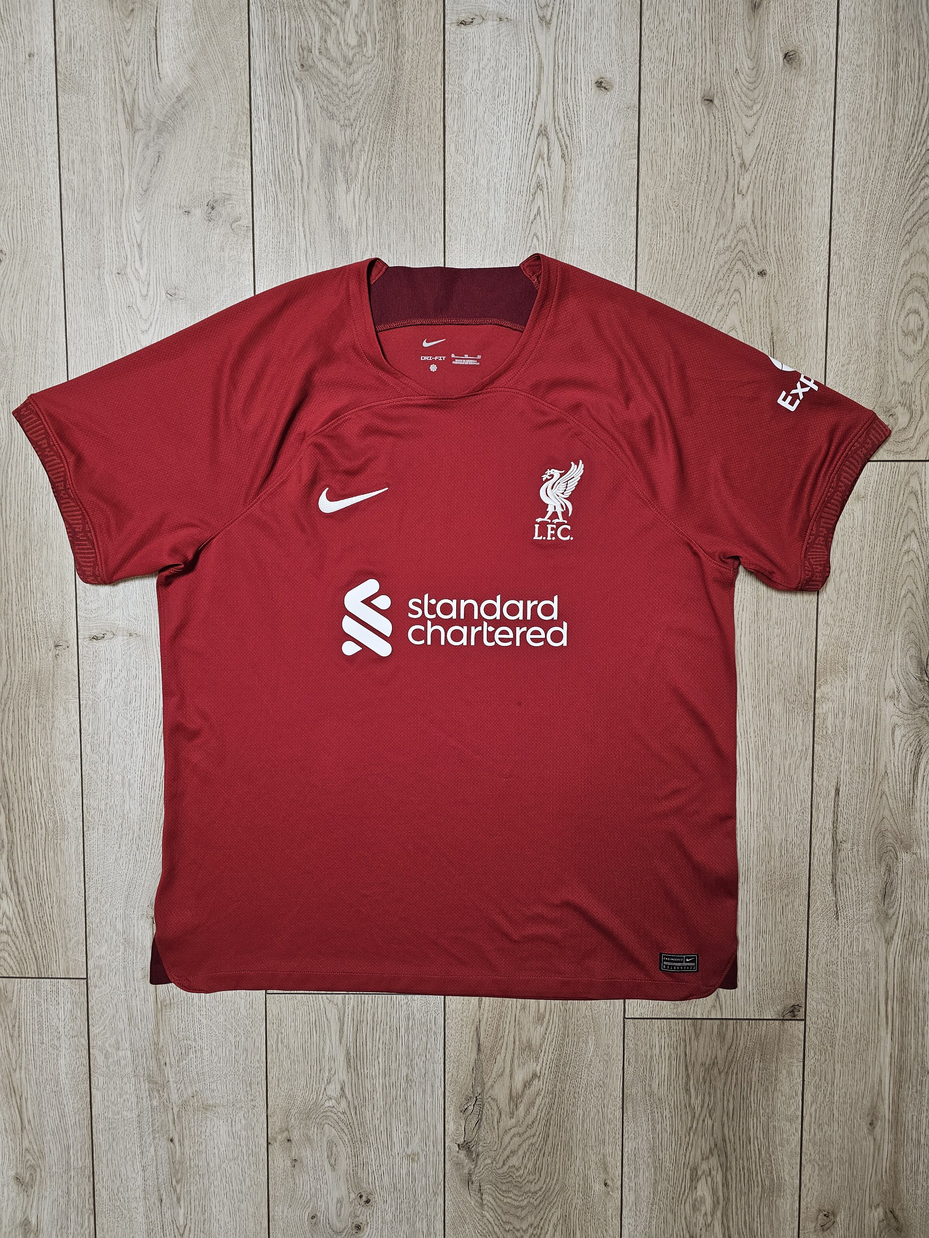 Nike LIVERPOOL 2022 2023 HOME FOOTBALL SHIRT SOCCER JERSEY Size US XL / EU 56 / 4 - 1 Thumbnail