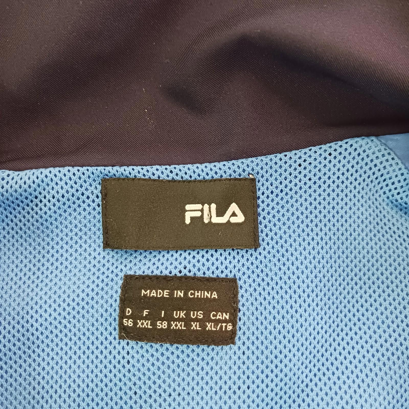 Fila Fila Sony Ericsson Full Zip Tennis Warmup Jacket Blue Men XL Size ONE SIZE - 5 Thumbnail
