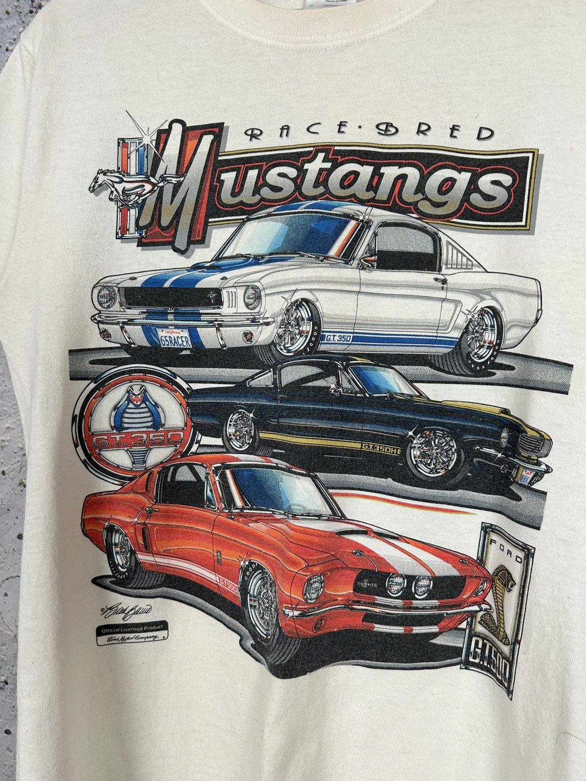 Ford Vintage Ford Mustang Racing Cars Graphic Tee 90s Size US S / EU 44-46 / 1 - 4 Thumbnail