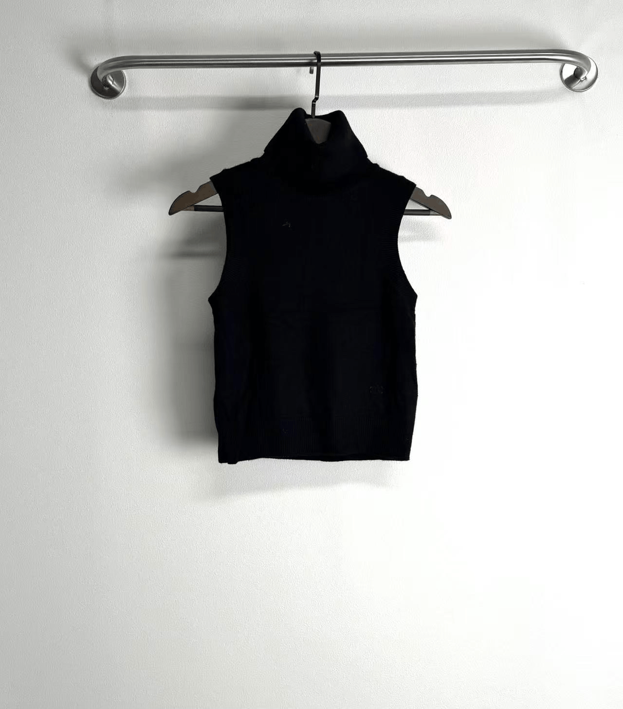 Celine Celine Black Embroidered Knit Turtleneck Size XS / US 0-2 / IT 36-38 - 1 Thumbnail