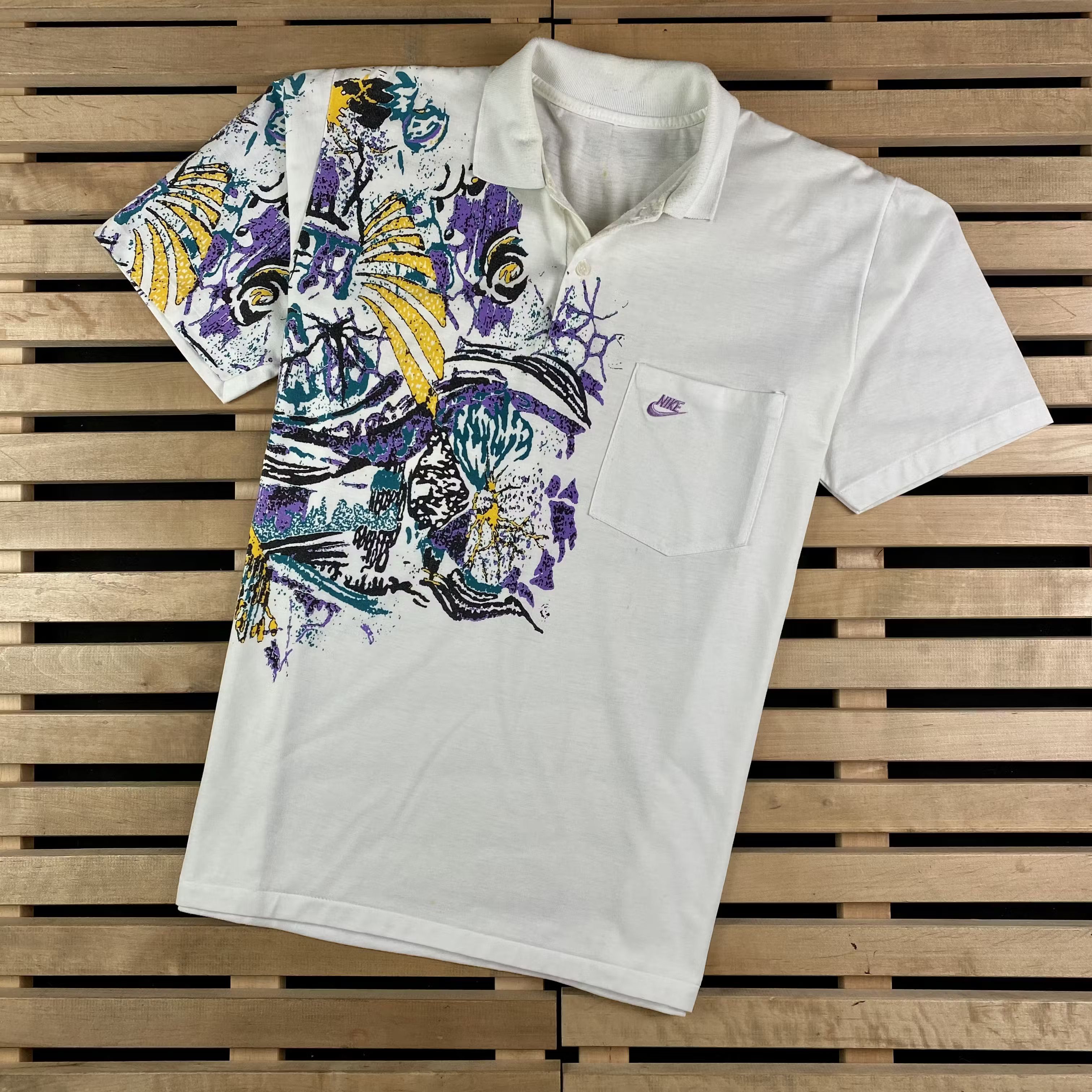 Nike × Vintage Men’s Polo T-Shirt Nike Vintage Size L Size US L / EU 52-54 / 3 - 1 Thumbnail
