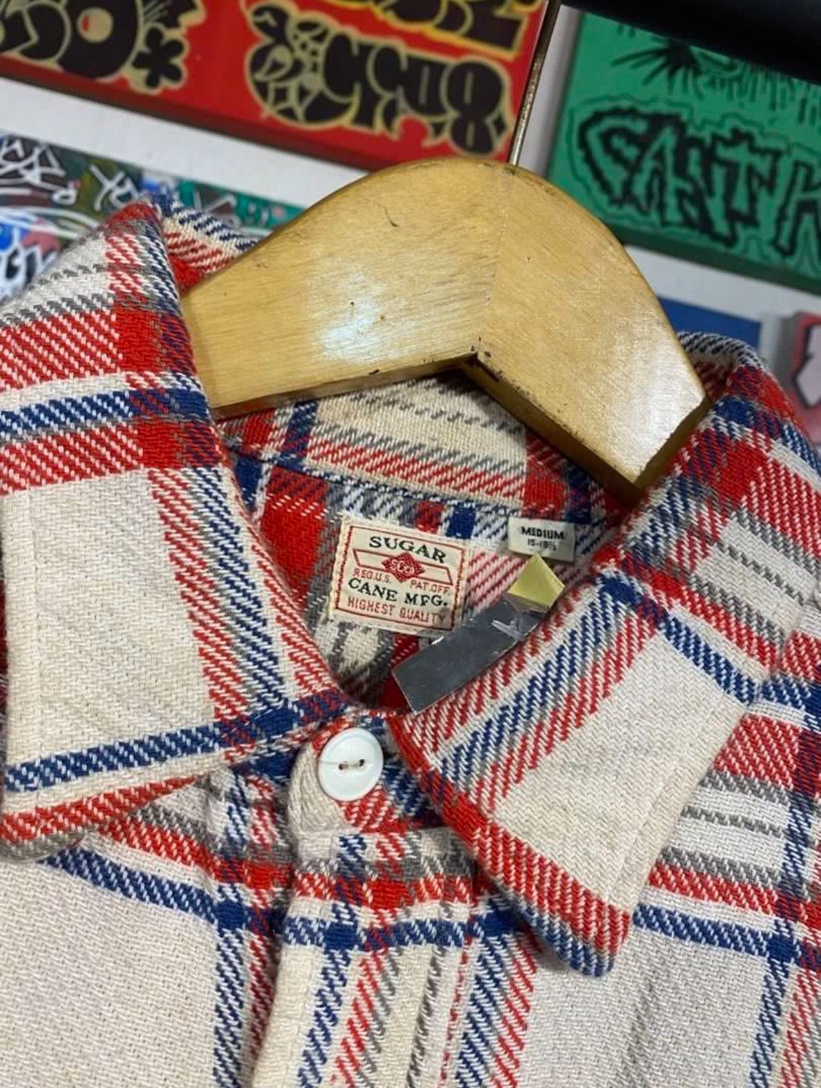 Sugar Cane Sugarcane Flannel Shirt Size US M / EU 48-50 / 2 - 2 Thumbnail