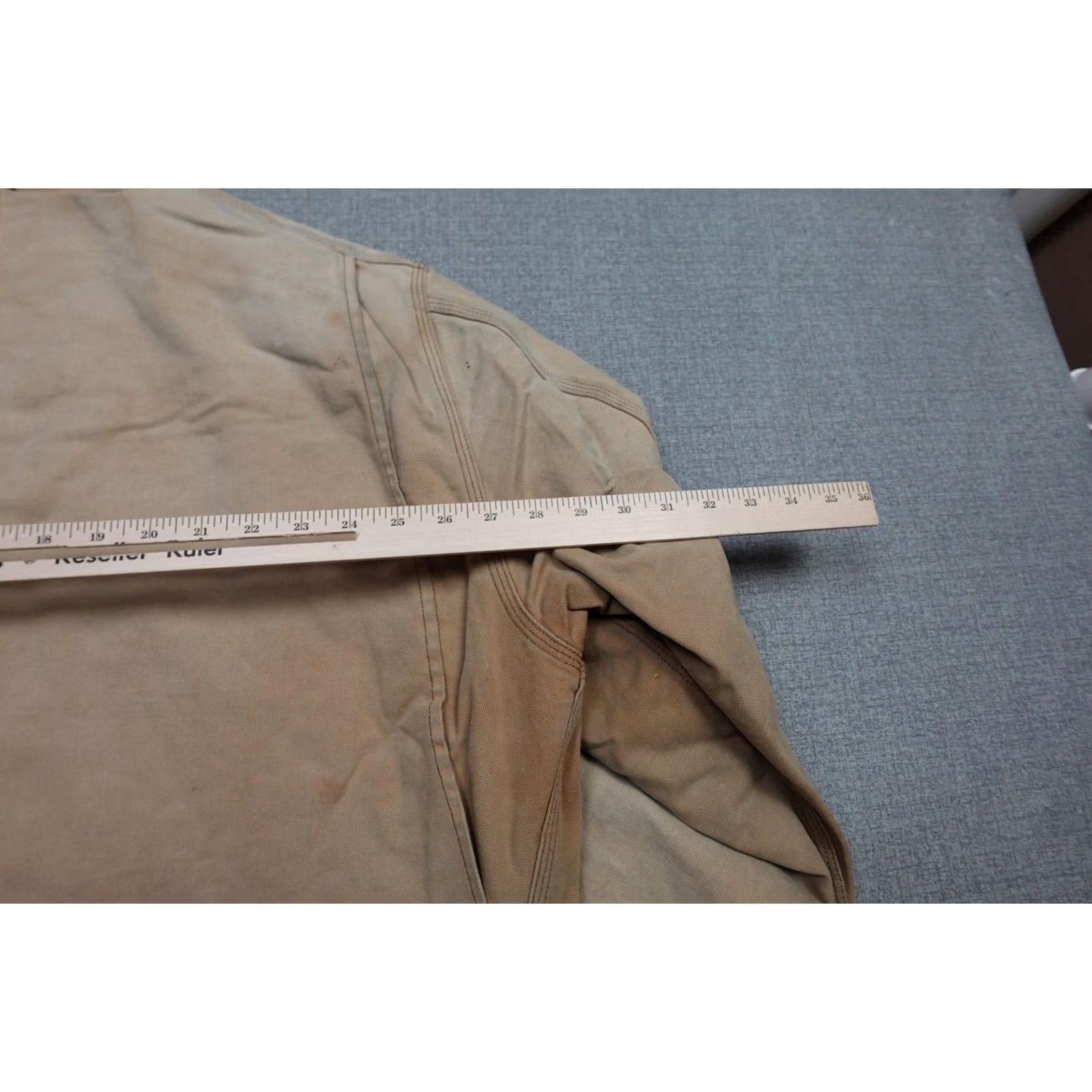 Carhartt VINTAGE Carhartt Jacket Coat Parka Men XL Beige Duck Canvas Workwear Distressed Faded Parka Size US XL / EU 56 / 4 - 7 Thumbnail