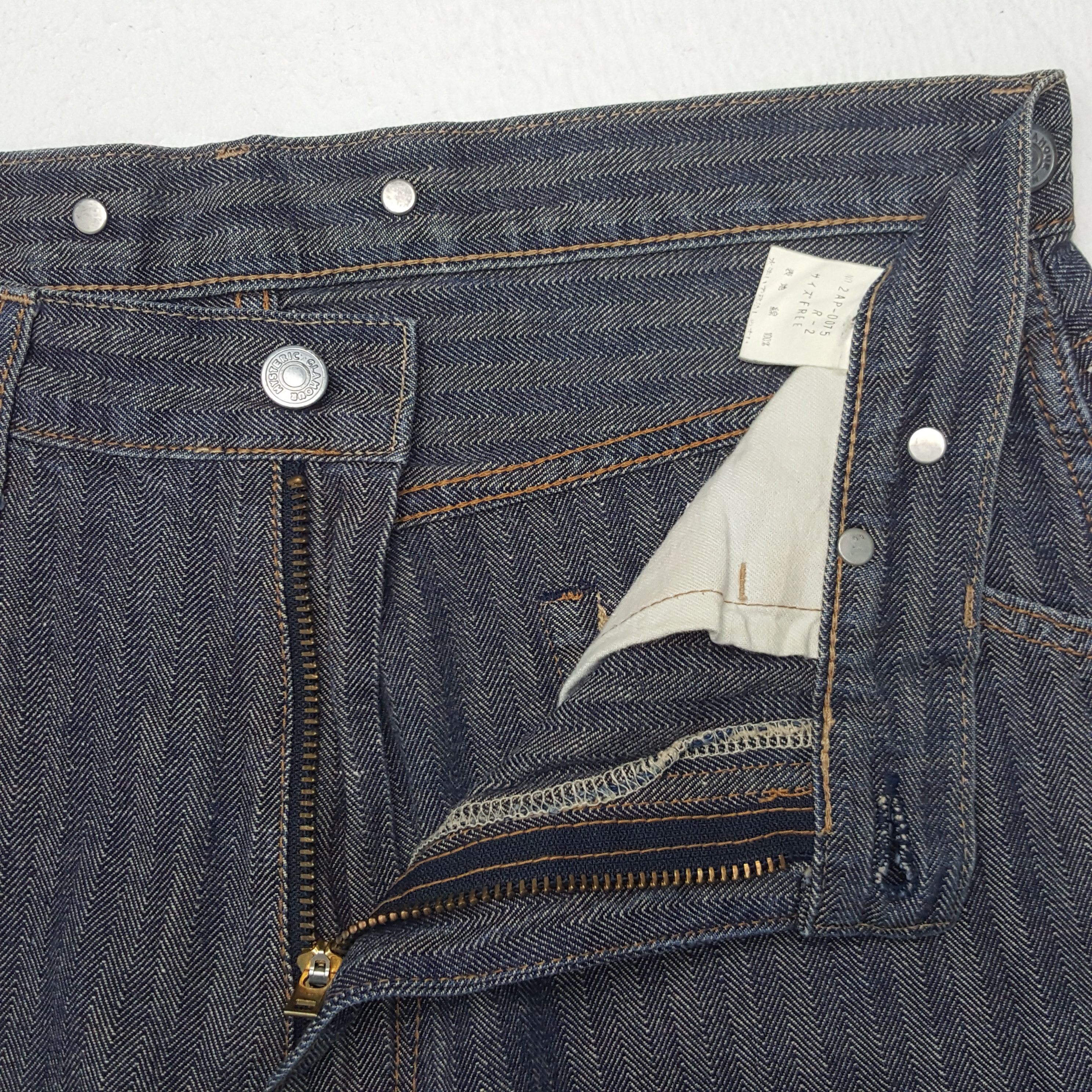 Hysteric Glamour × Vintage Vintage Hysteric Glamour Custom Big Logo Denim Jeans Size US 31 - 12 Thumbnail