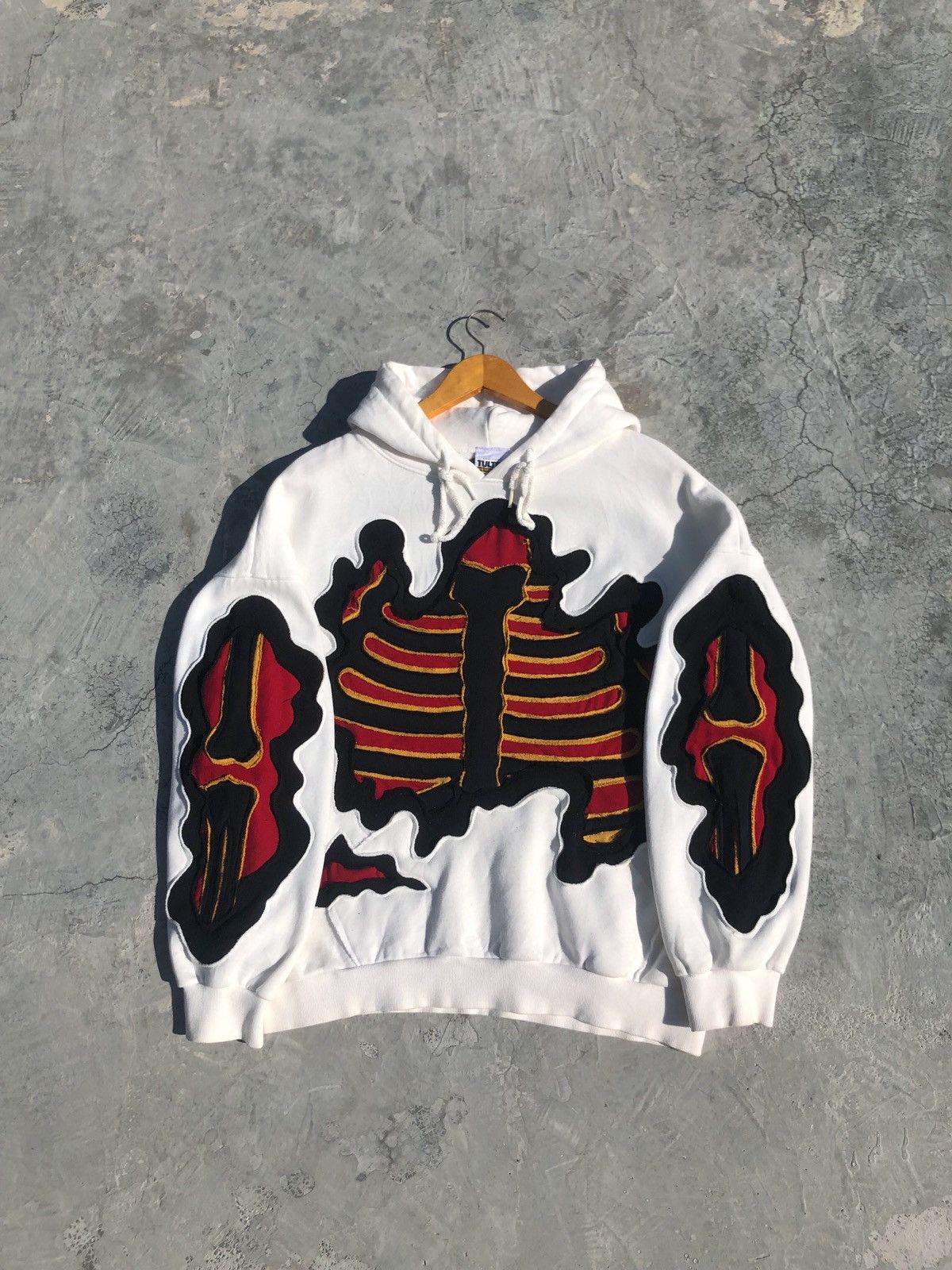 Designer × Japanese Brand × Vintage REWORKED METALLICA SKELETON HOODIE Size US L / EU 52-54 / 3 - 4 Thumbnail