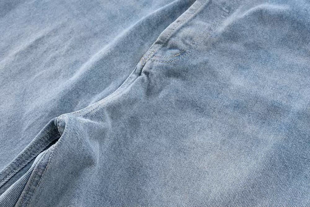 Other Washed Blue Wide Leg Baggy Jean Size US 34 / EU 50 - 6 Thumbnail