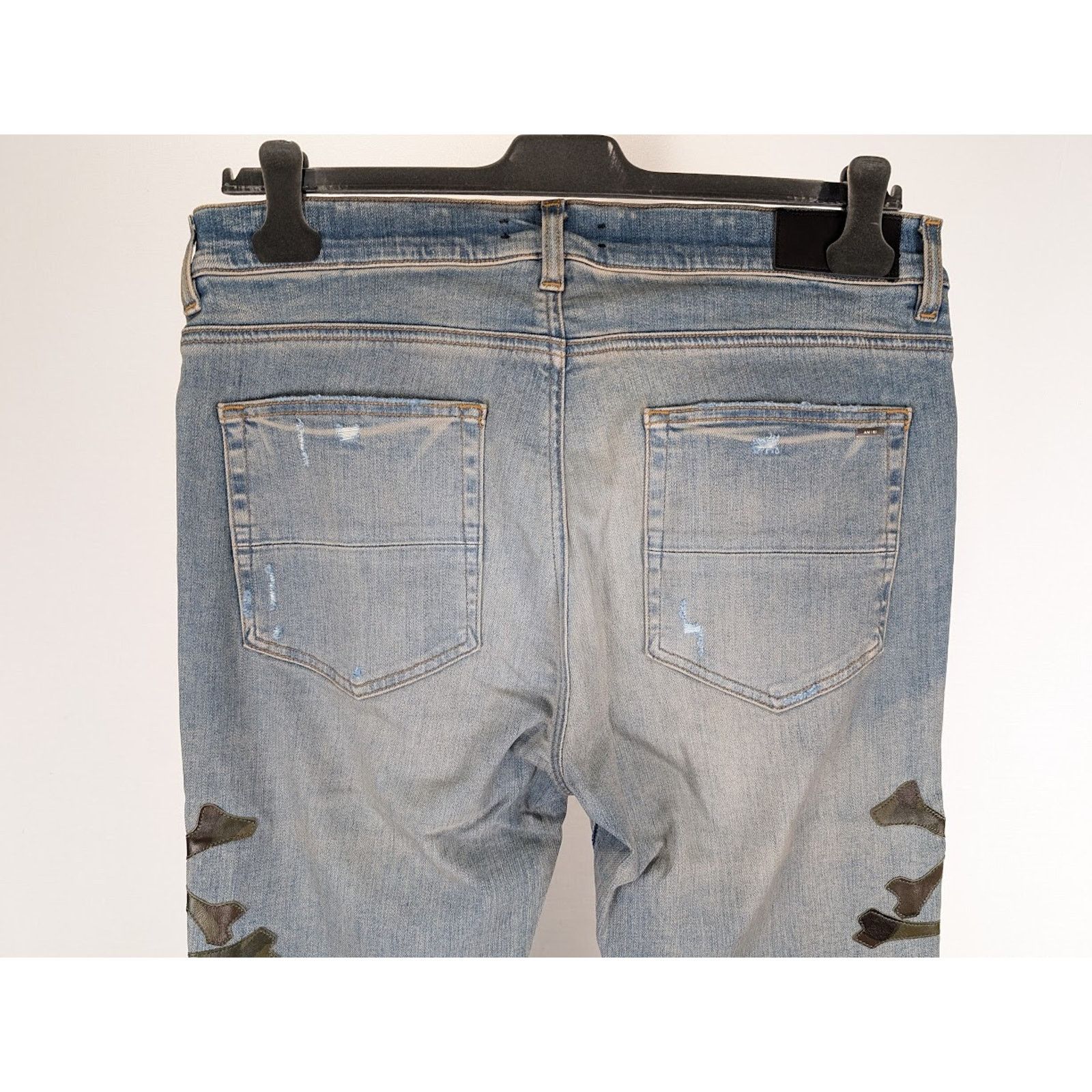 Amiri o1rshd1 Camo Bones Jeans in Clay Indigo Size US 29 - 19 Thumbnail
