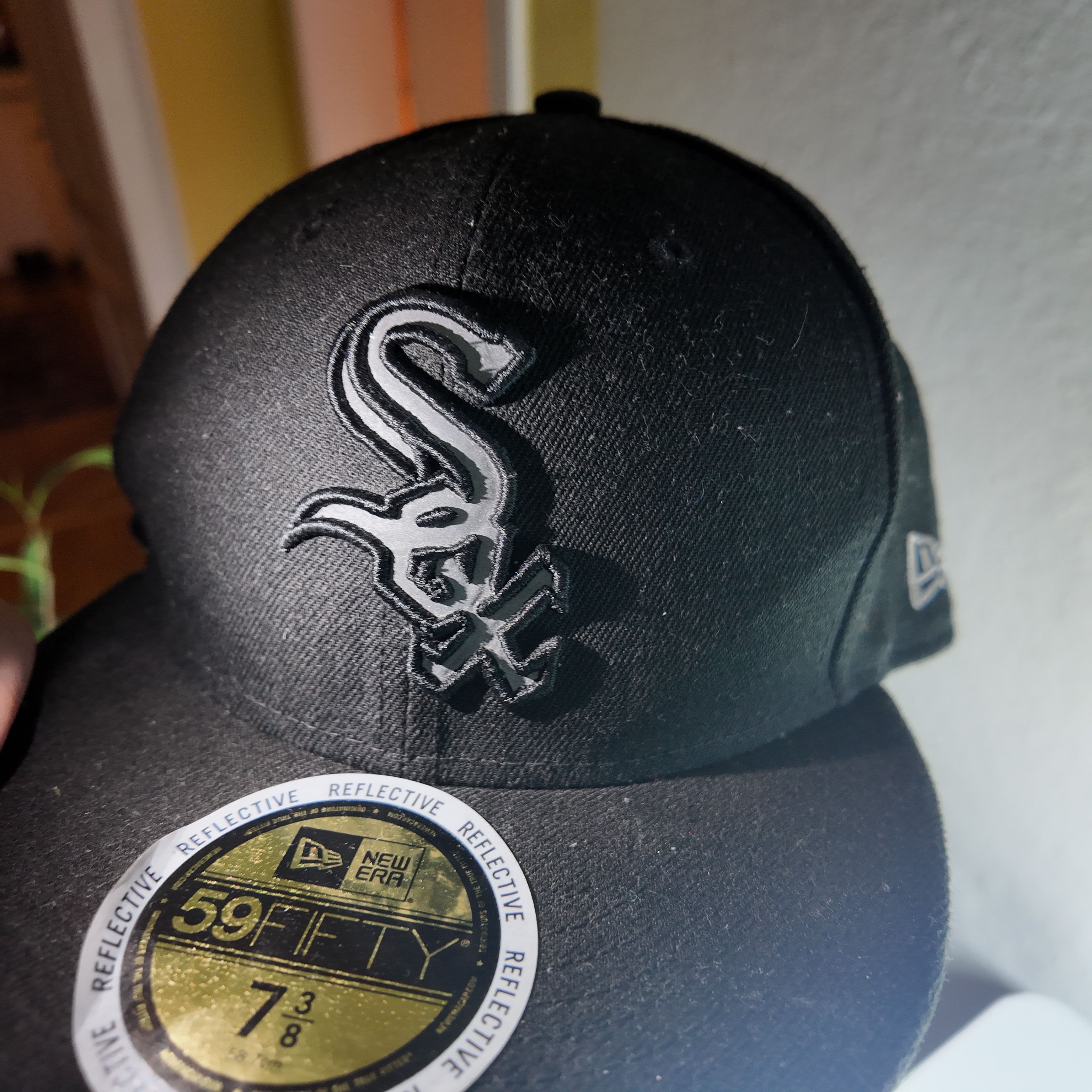 New Era New Era 59FIFTY Chicago White Sox Reflective Logo Fitted Size ONE SIZE - 5 Thumbnail