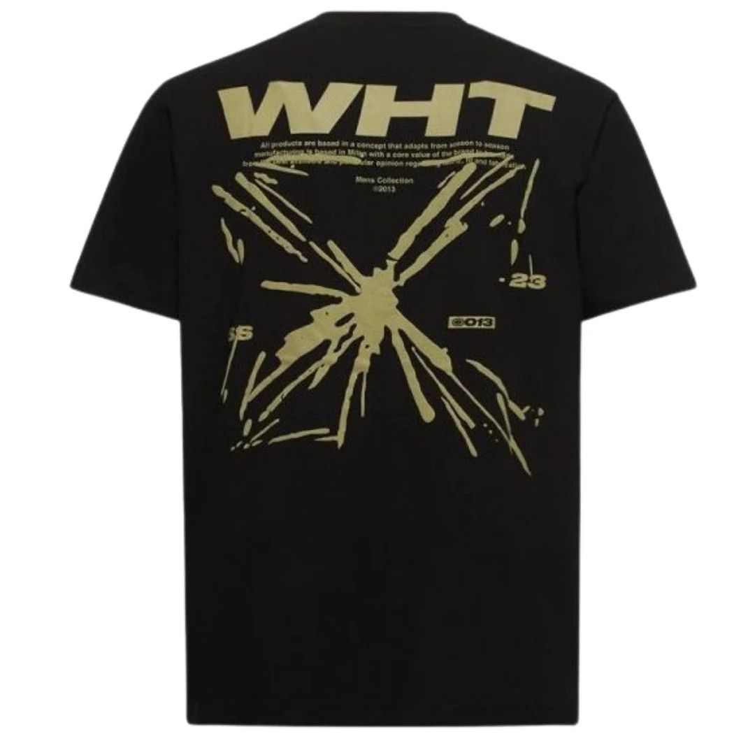 Off-White o1in1s1024 Q:1 / Splash Arr Slim S/S T-Shirt in Black Size US XS / EU 42 / 0 - 2 Thumbnail