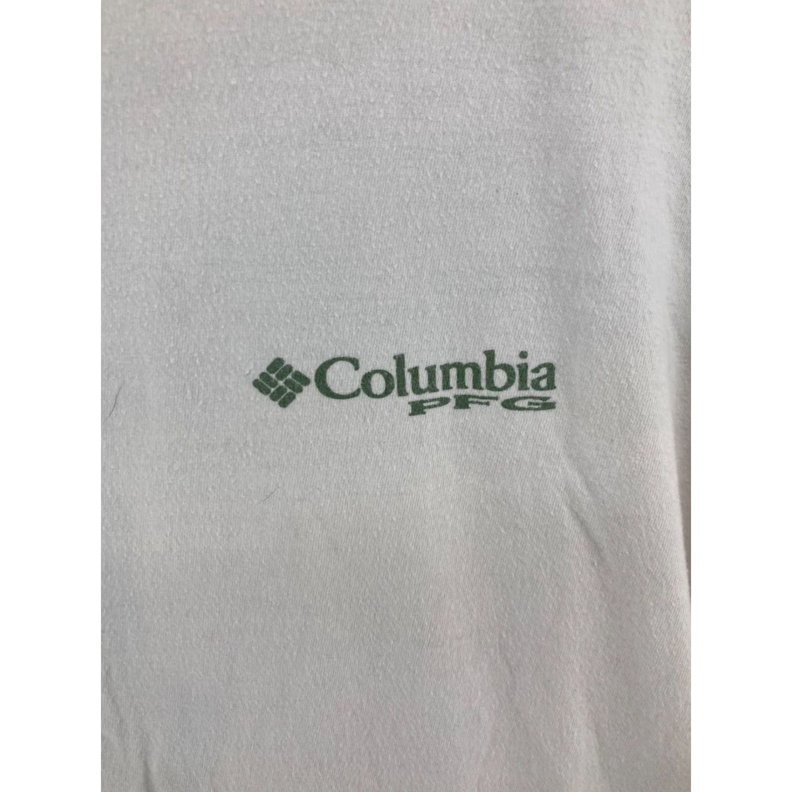 Vintage Columbia PFG Outdoor Fishing T-Shirt Large White Graphic Print Short Sleeve Mens Size US L / EU 52-54 / 3 - 5 Thumbnail
