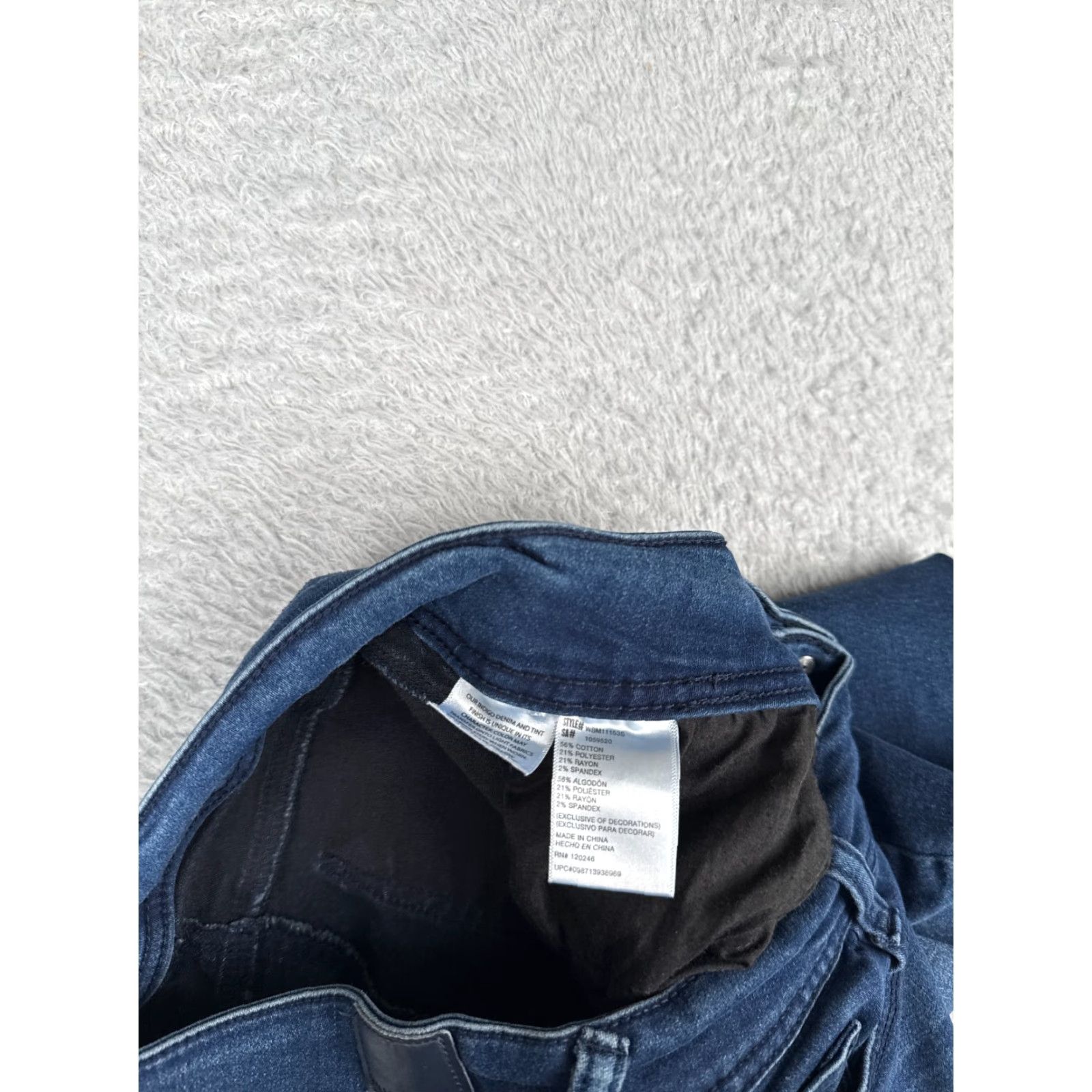 Vintage Wallflower Jeans Juniors 9 Blue Denim Insta Soft Ultra Skinny Low Rise 27x28 Size 30" / US 8 / IT 44 - 7 Thumbnail
