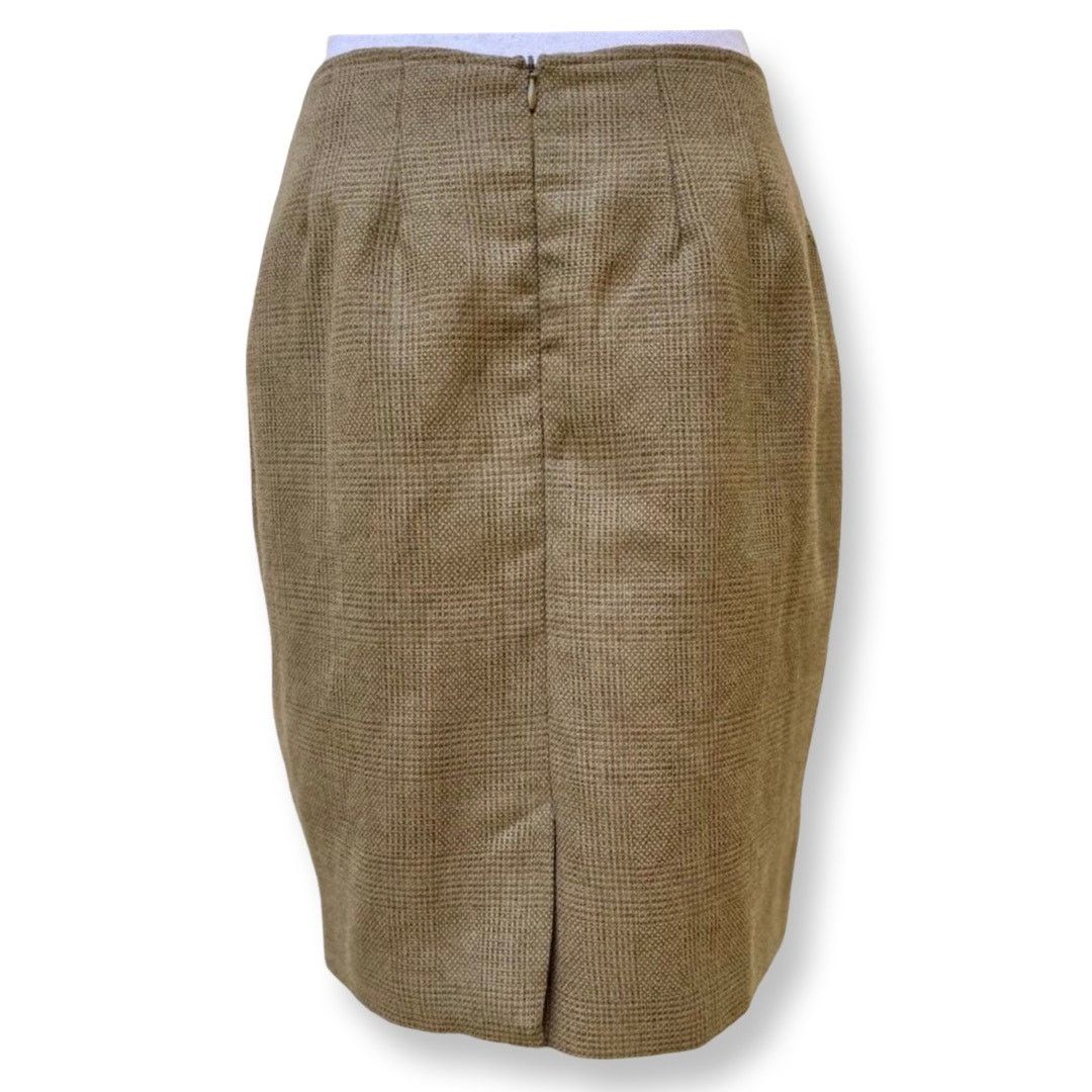 The Unbranded Brand Annie Alexander Wool Pencil Skirt Sz 12 Size 32" / US 10 / IT 46 - 2 Thumbnail