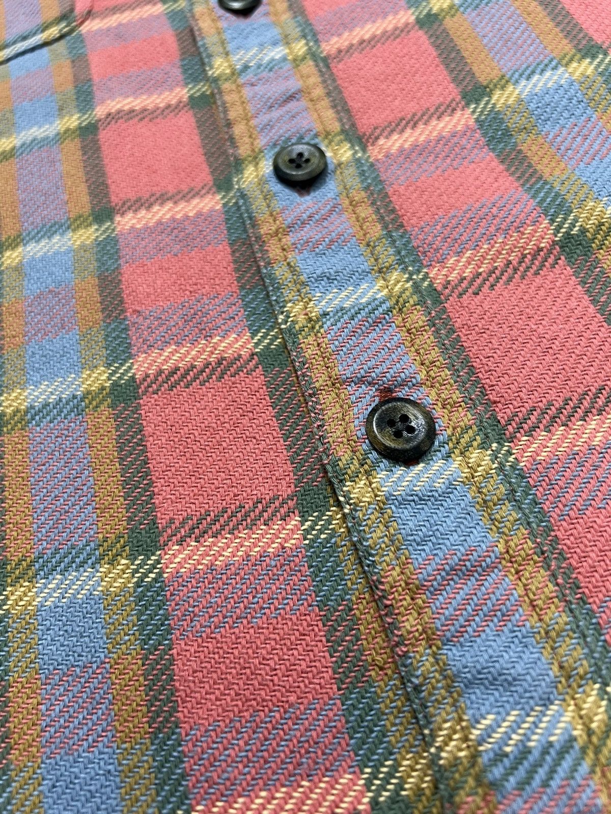RRL Ralph Lauren RRL Ralph Lauren - Cameron Plaid Cotton Twill Flannel Shirt Size US S / EU 44-46 / 1 - 10 Thumbnail
