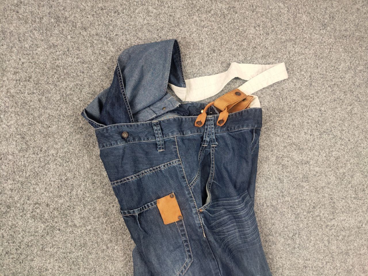 Japanese Brand Wafflish Waffle Vintage Japan Kapital Design Jeans Overall Size US 32 / EU 48 - 13 Thumbnail