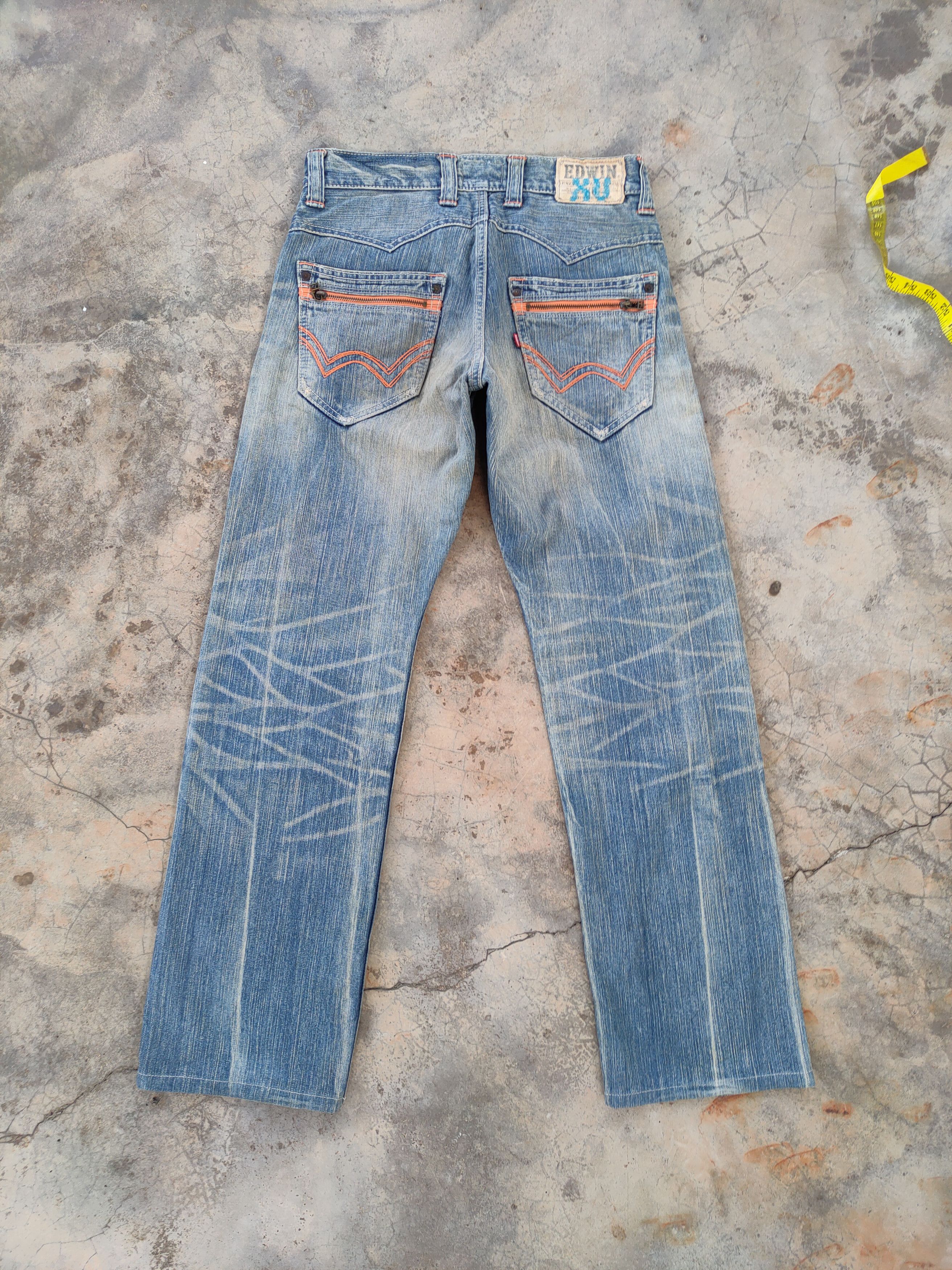 Edwin W32 VINTAGE EDWIN XV FADED JEANS DENIM PANTS Size US 32 / EU 48 - 3 Thumbnail