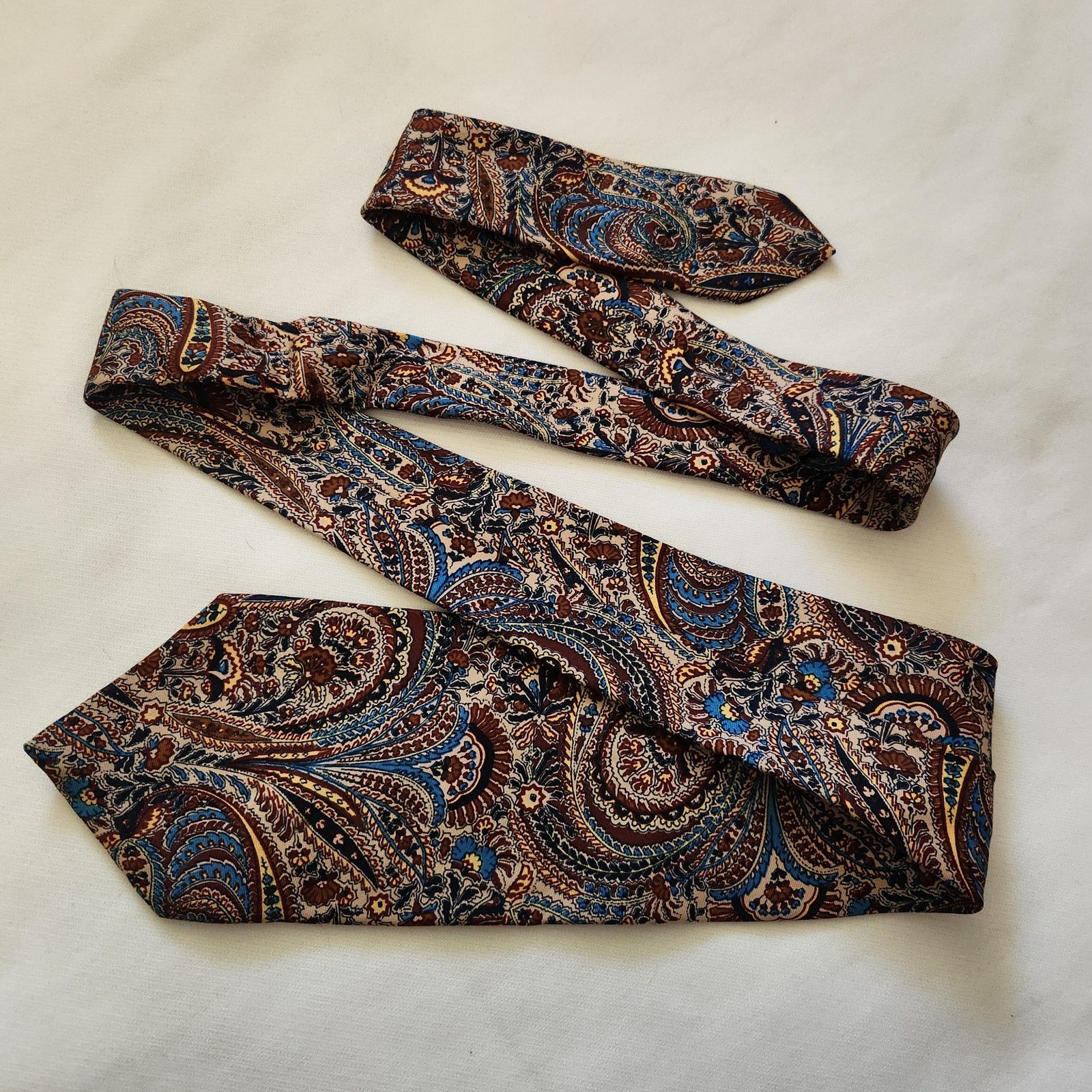 Liberty London Classic Liberty Of London Tie Silk Paisley 60s Vintage Size ONE SIZE - 7 Thumbnail