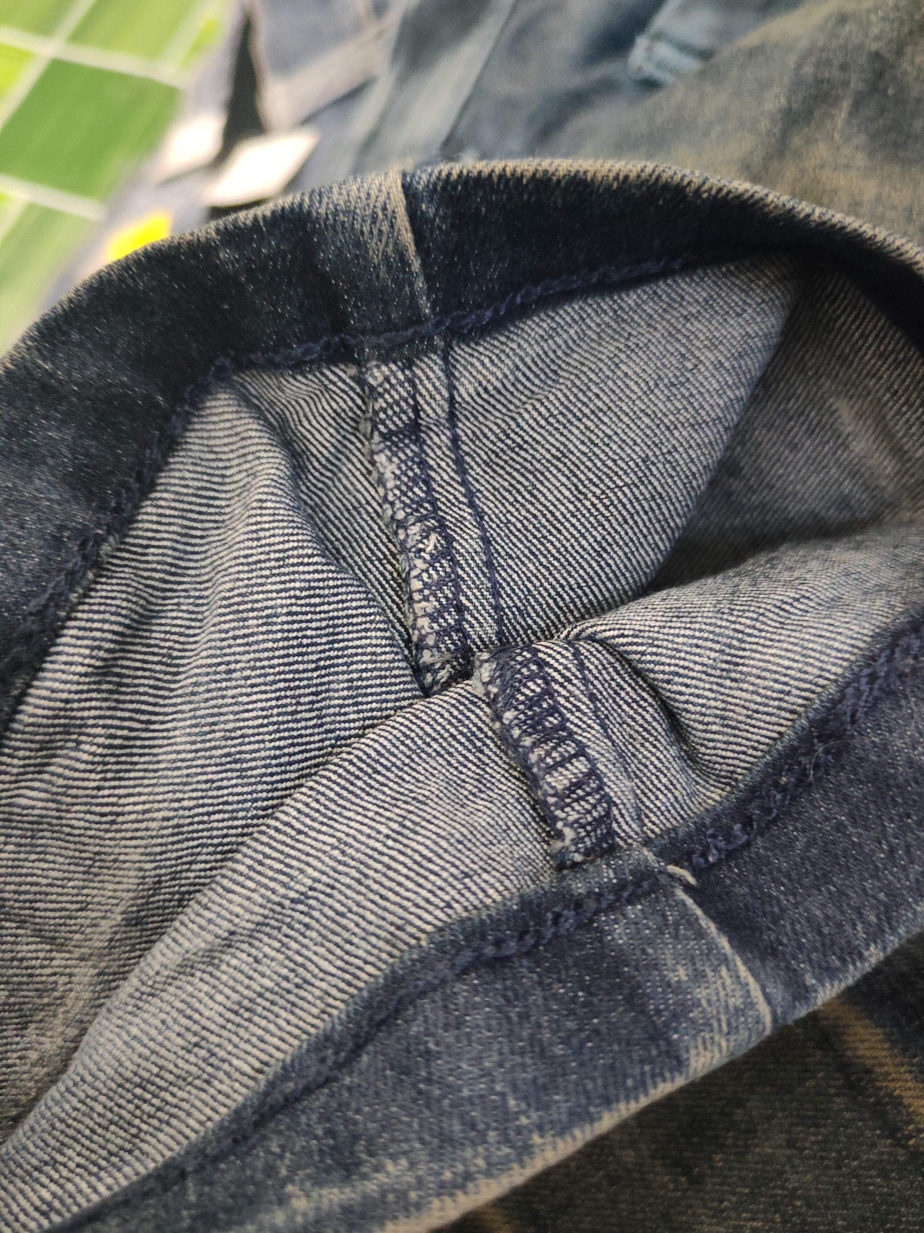 Japanese Brand FieldCore Dark Blue Distressed Ripped denim Jeans #W1995 Size US 34 / EU 50 - 13 Thumbnail