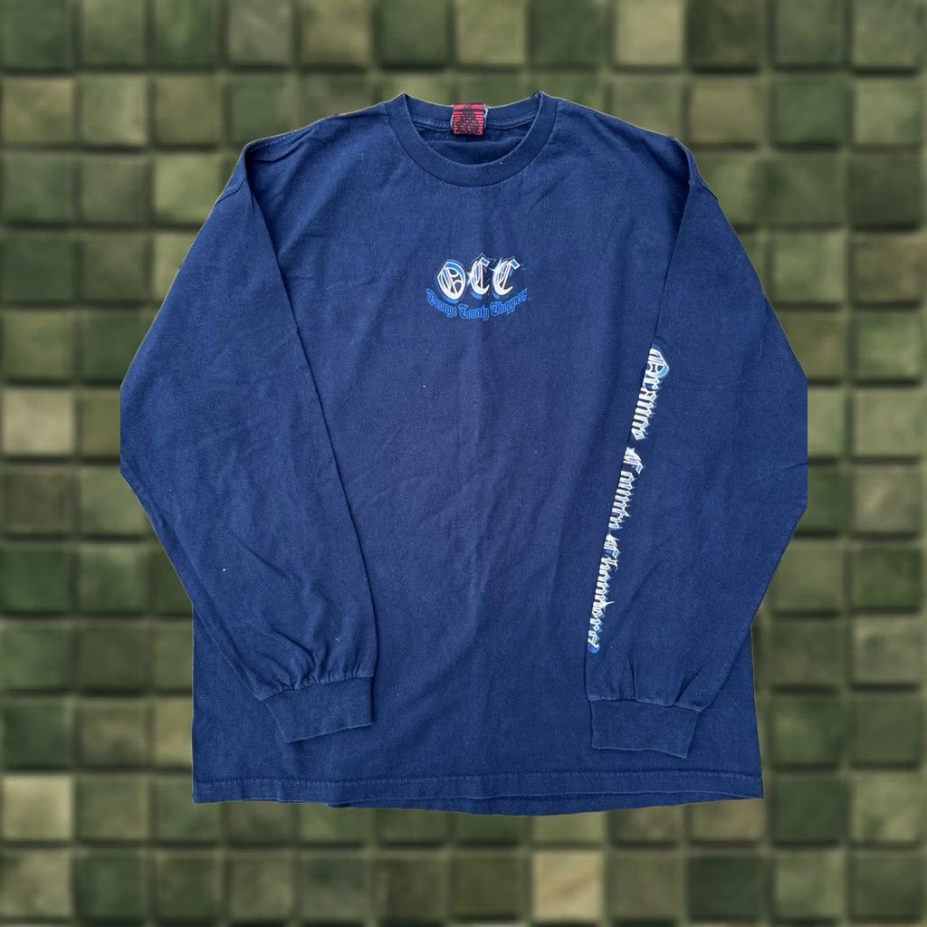 Vintage VINTAGE Orange County Choppers T Shirt OCC Long Sleeve Motorcycle Biker Flames XXL Blue 2000s Mens Size US XXL / EU 58 / 5 - 1 Thumbnail