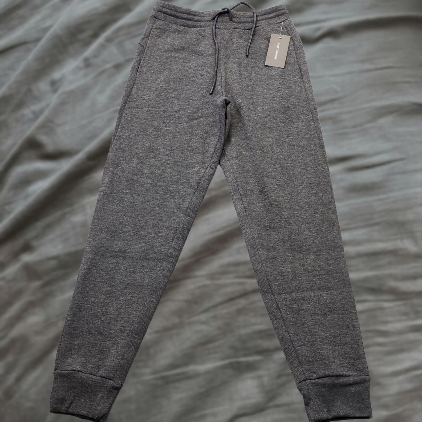 Vintage Bottomline Sweatpants Womens M Charcoal Fleece Lined Soft Cozy Warm Drawstring Pants Womens Size M Charcoal Size 32" / US 10 / IT 46 - 1 Thumbnail