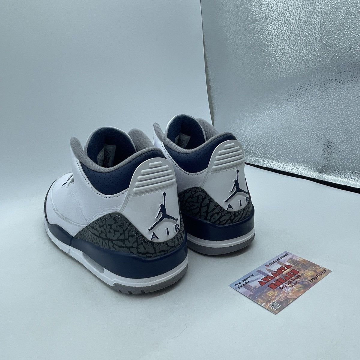 Jordan Brand Air Jordan 3 midnight navy Size US 8 / EU 41 - 4 Thumbnail