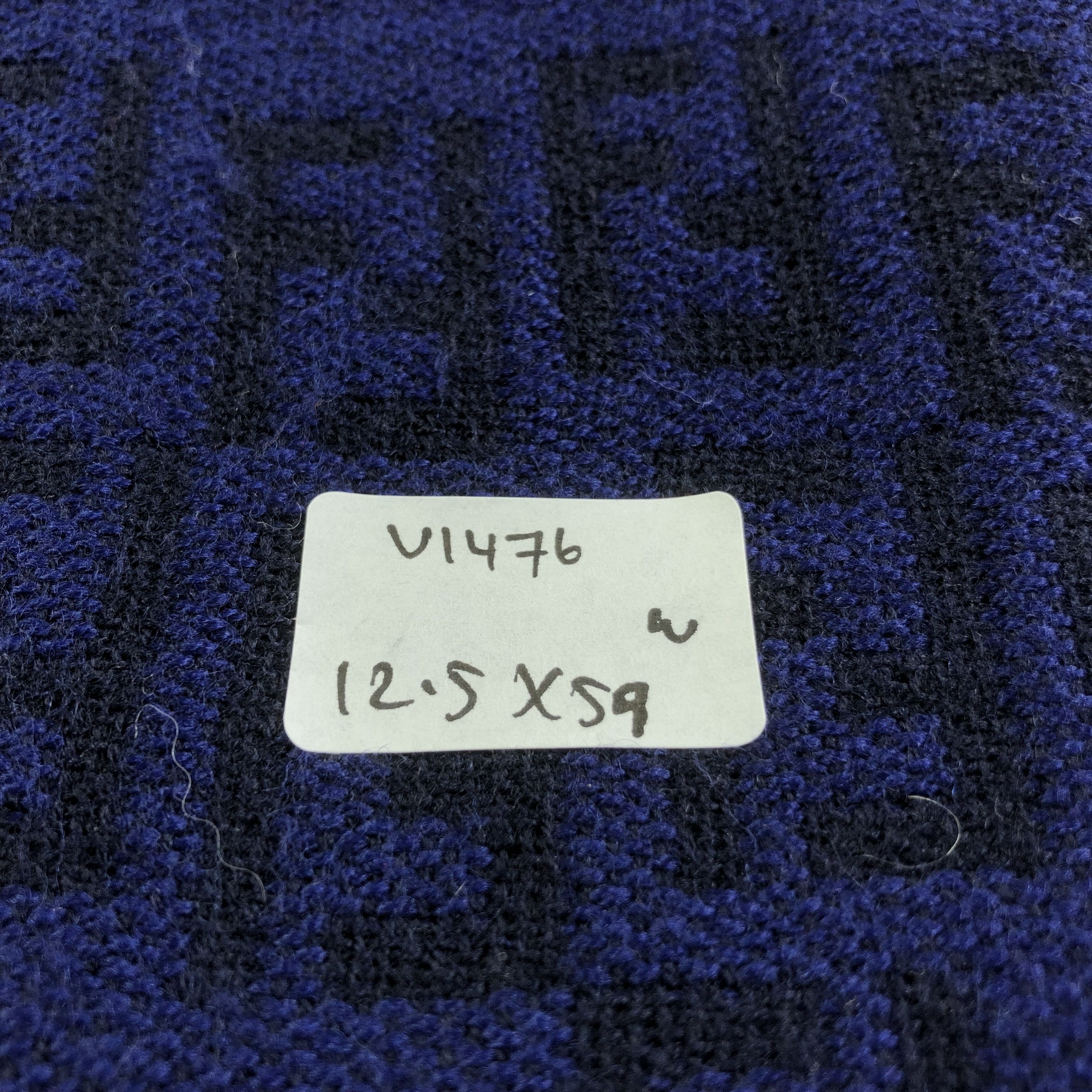 Fendi FENDI FF Monogram Blue Wool Scarf Muffler V1476 Size ONE SIZE - 10 Thumbnail