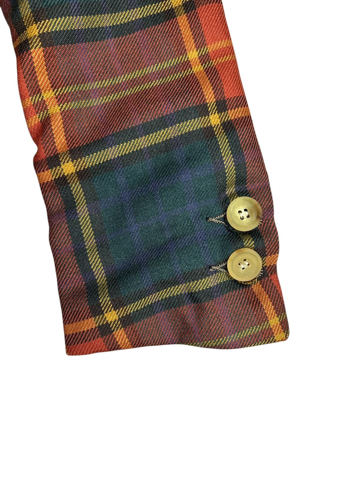 Paul Harnden Shoemakers Wool Tartan Blazer Size XS / US 0-2 / IT 36-38 - 9 Thumbnail
