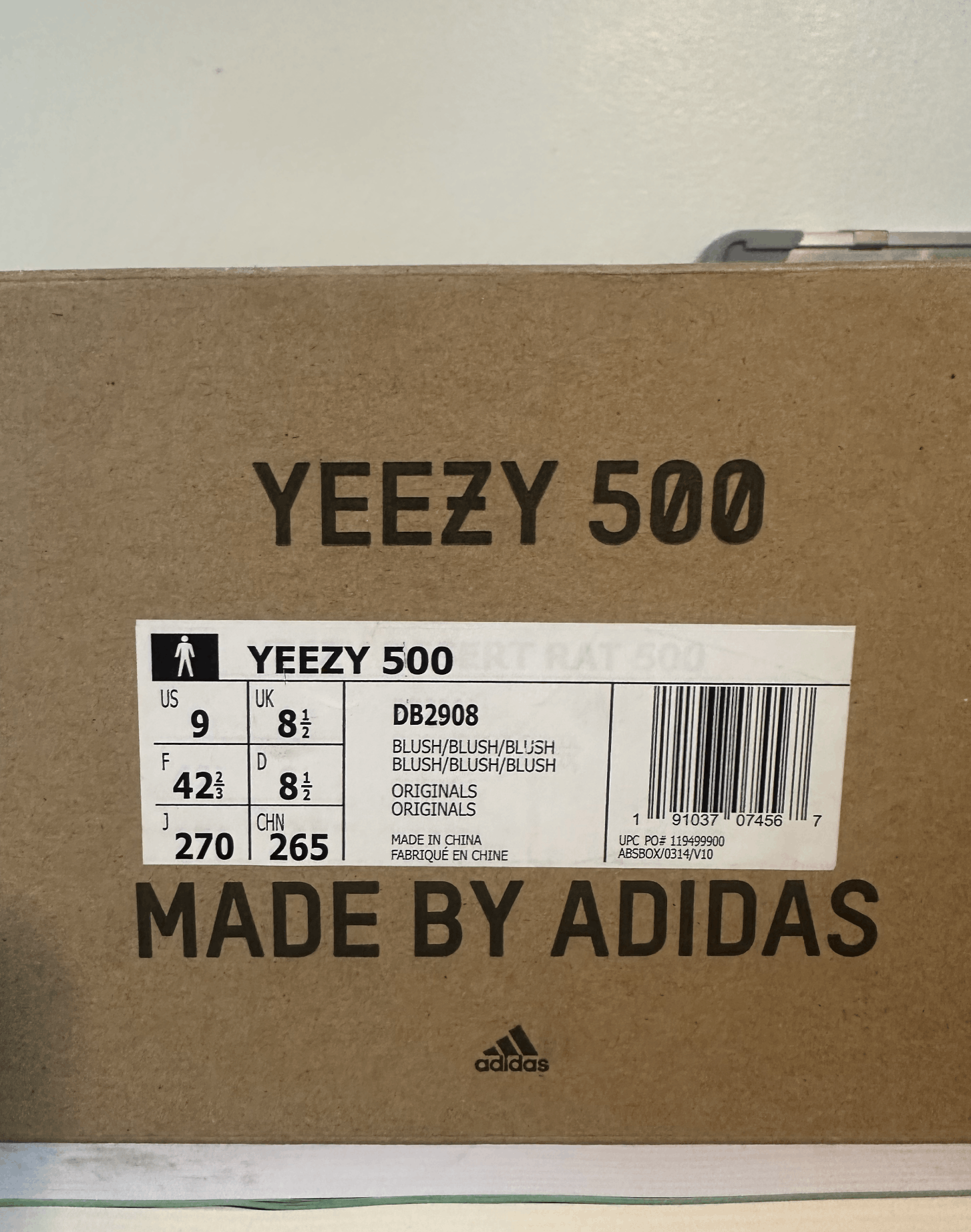 Adidas × Yeezy Adidas Yeezy 500 Blush Size US 9 / EU 42 - 10 Thumbnail
