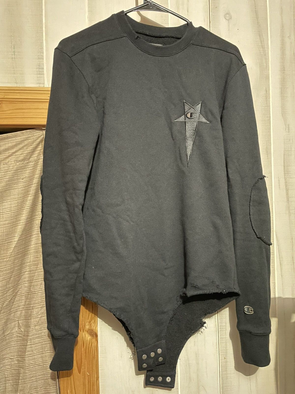 Champion × Rick Owens Thrashed Rick Owens x Champion Bodysuit 