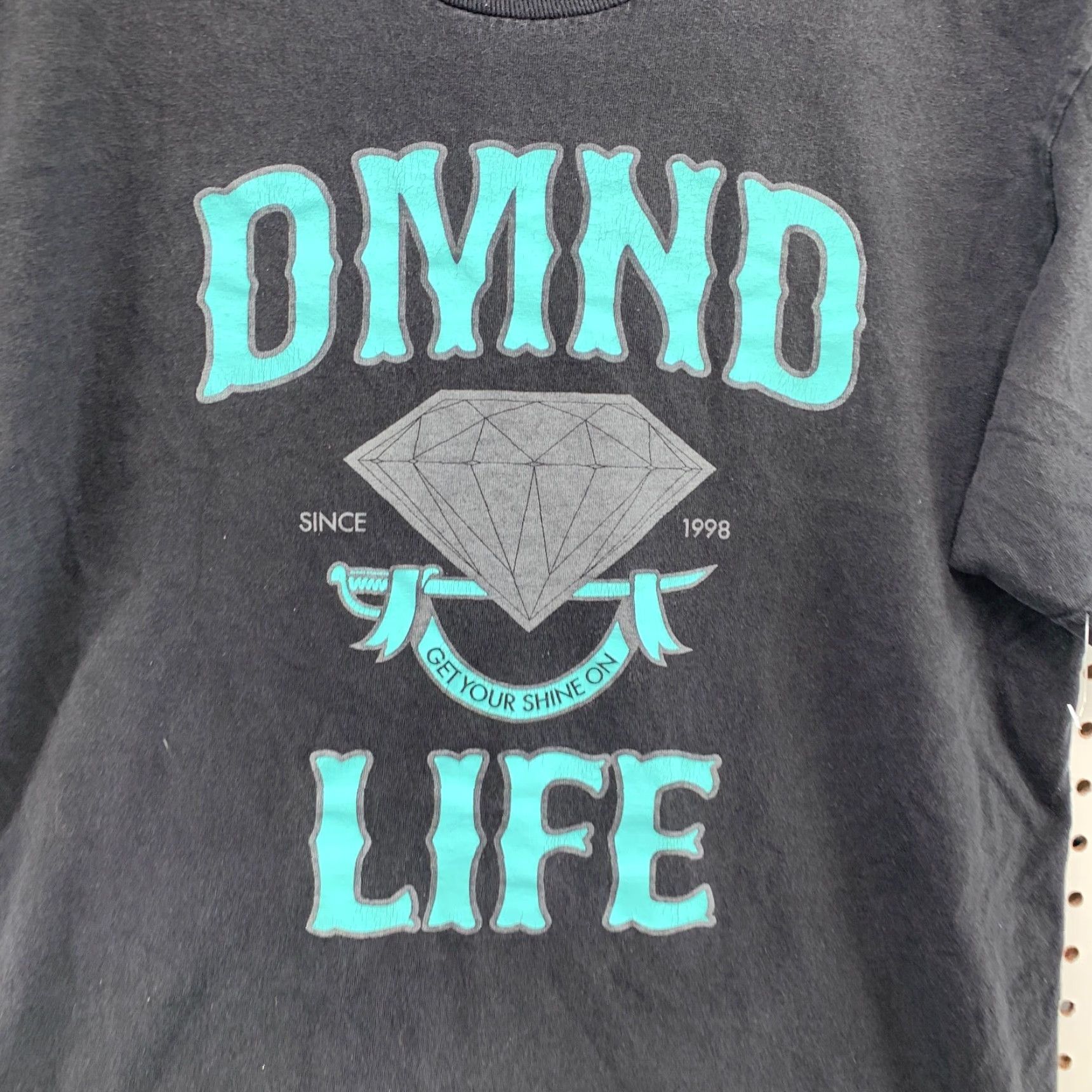 Diamond Supply Co. Diamond Supply Life Shirt Men Medium Black Short Sleeve Skateboard Size US M / EU 48-50 / 2 - 7 Thumbnail