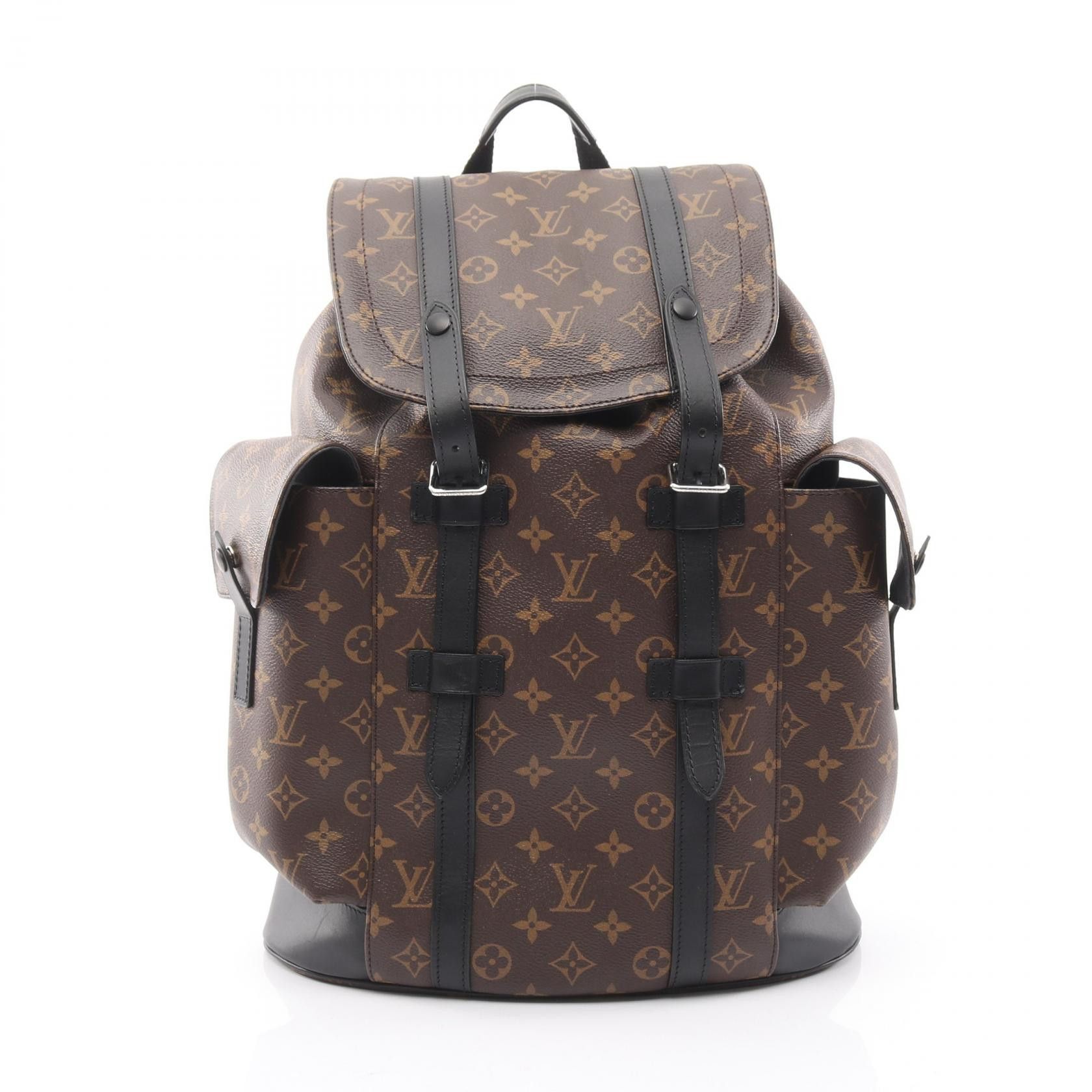 Louis Vuitton Louis Vuitton Louis Vuitton Christopher MM Monogram Macassar Backpack Textile Backpack M43735 DUTY FREE for USA Size ONE SIZE - 1 Thumbnail