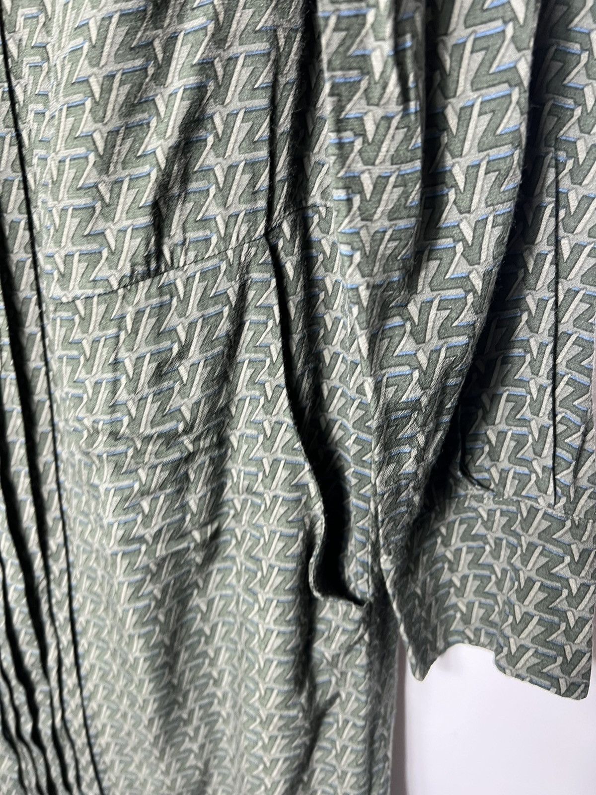 Zadig & Voltaire Vintage luxury designer Zadig & Voltaire Rougi Green Dress Size M / US 6-8 / IT 42-44 - 5 Thumbnail