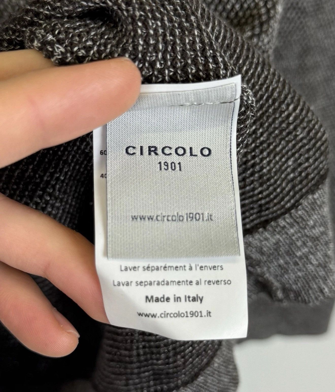 Circolo 1901 Circolo 1901 Long Sleeve Knit Jumper Sweater Cotton Linen Size US M / EU 48-50 / 2 - 5 Thumbnail