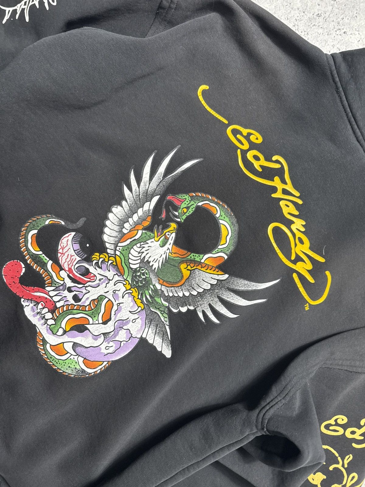 Ed Hardy Ed Hardy Tiger Full Zip Hoodie Black Size US XXL / EU 58 / 5 - 9 Thumbnail