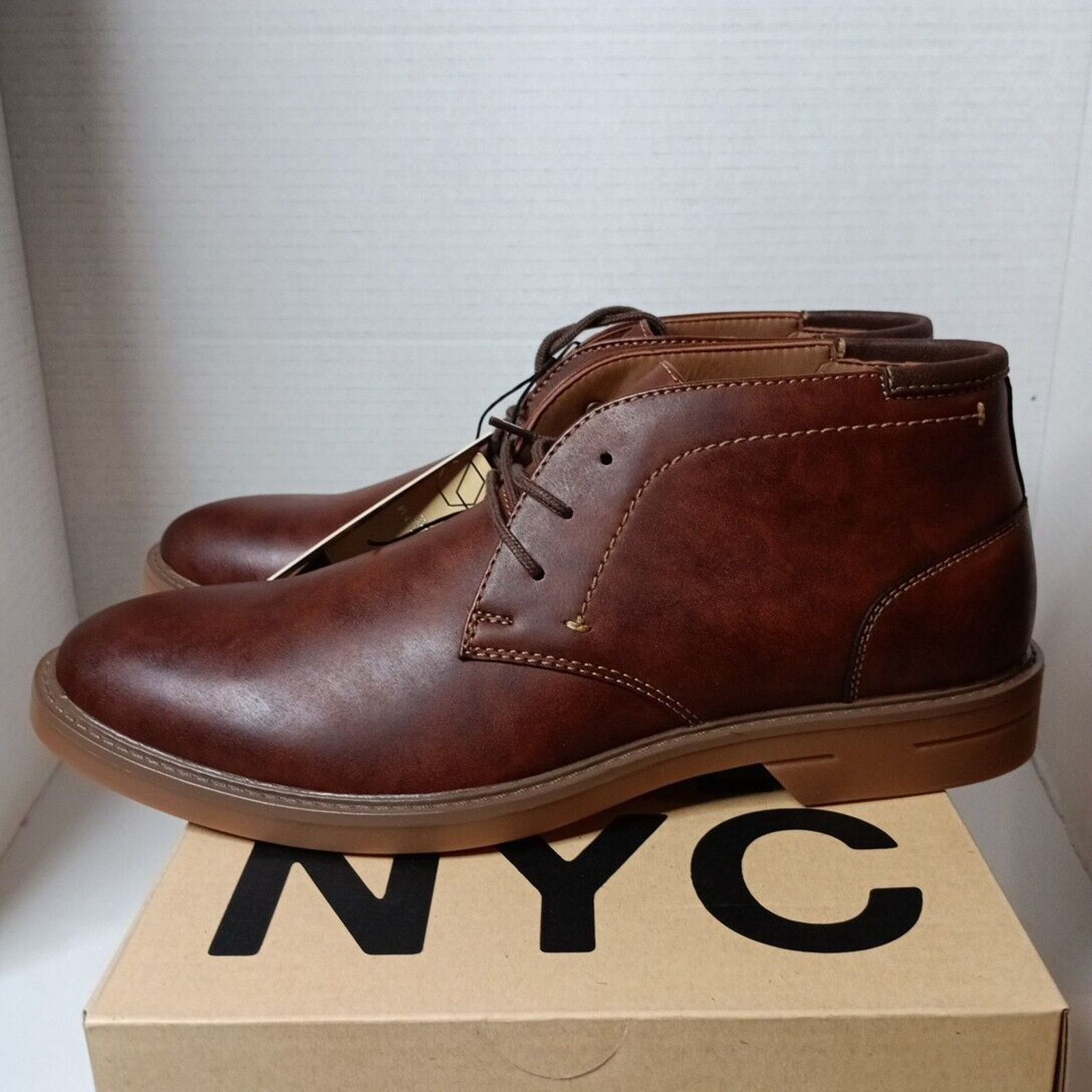 Other Madden NYC Mens Adam Chukka Dress Boots Leather Brown Size 8 Size US 8 / EU 41 - 4 Thumbnail